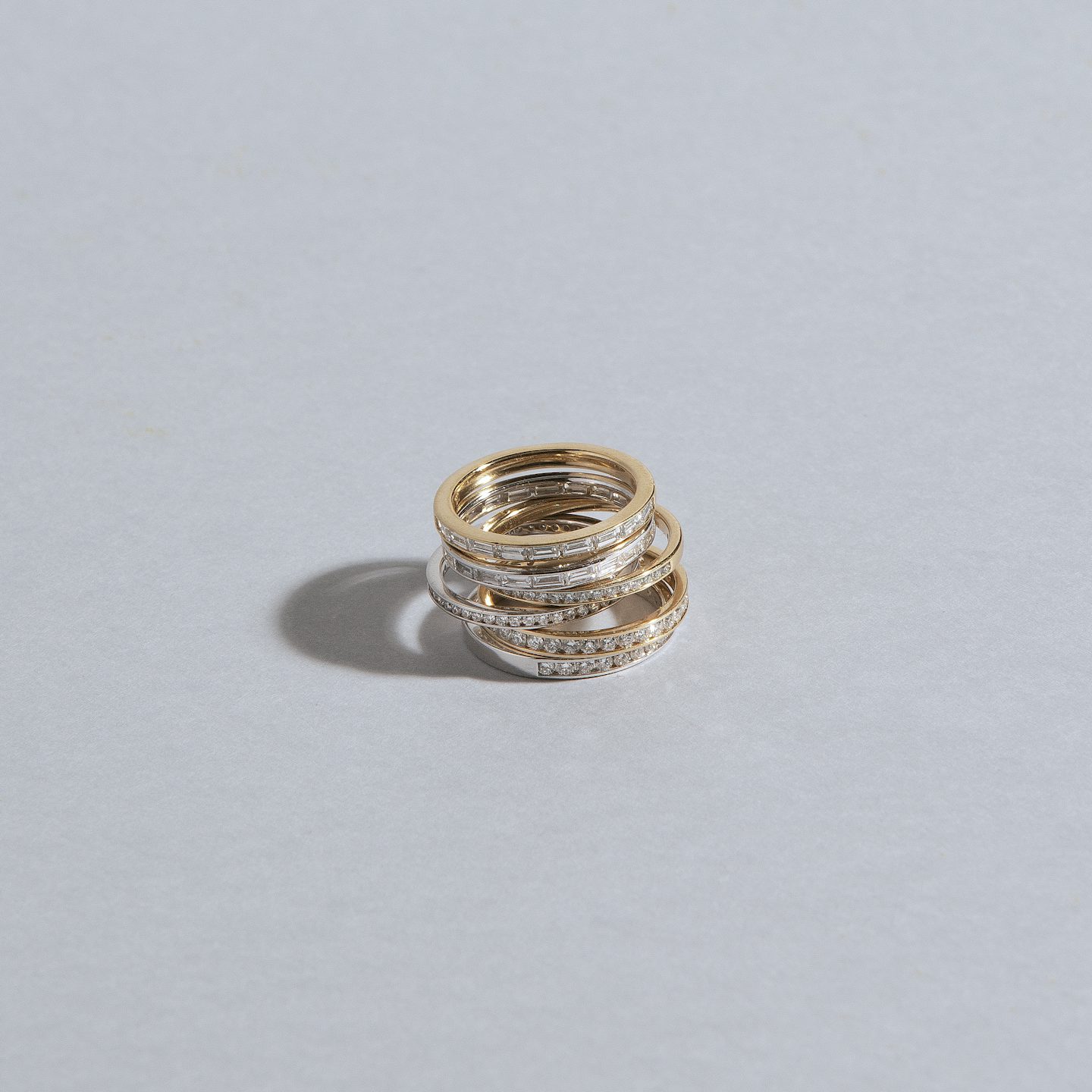 The Devotion Band | Baguette | 18k | Yellow Gold | bandStyle: full | bandVersion: large