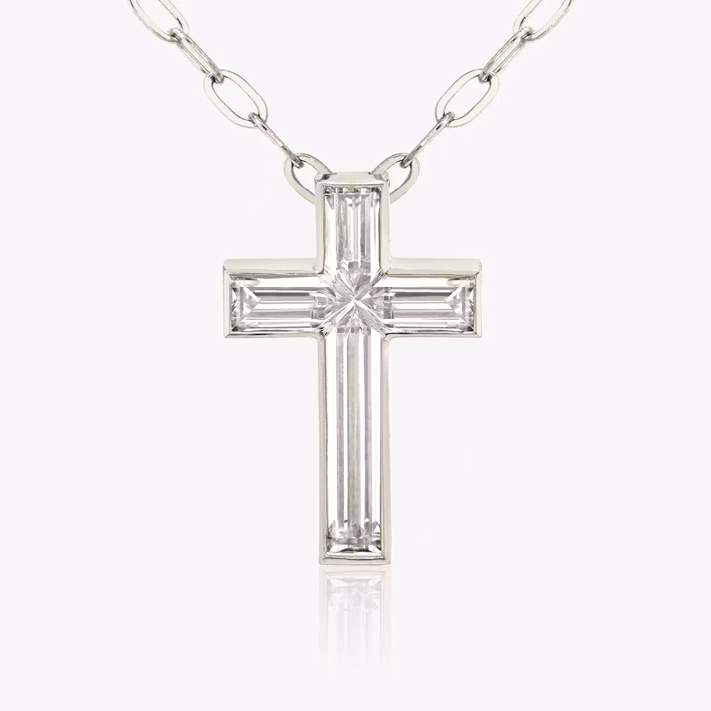 VRAI Solitaire Cross cross | Platinum