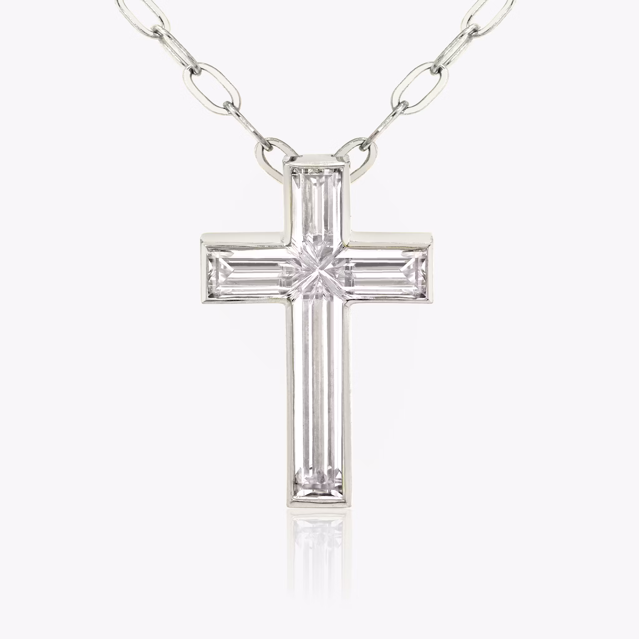 VRAI Solitaire Cross cross | Platinum