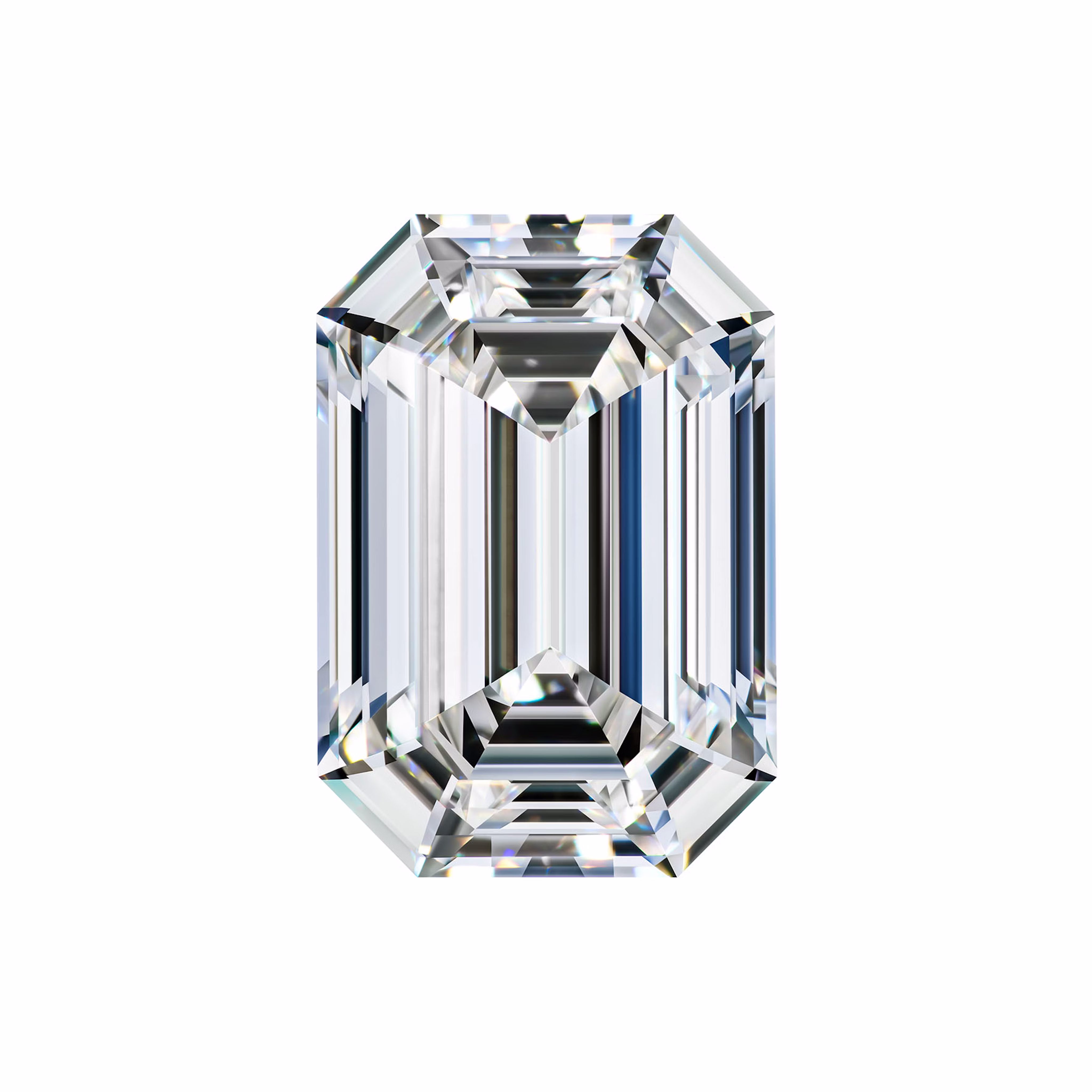An Emerald cut diamond.