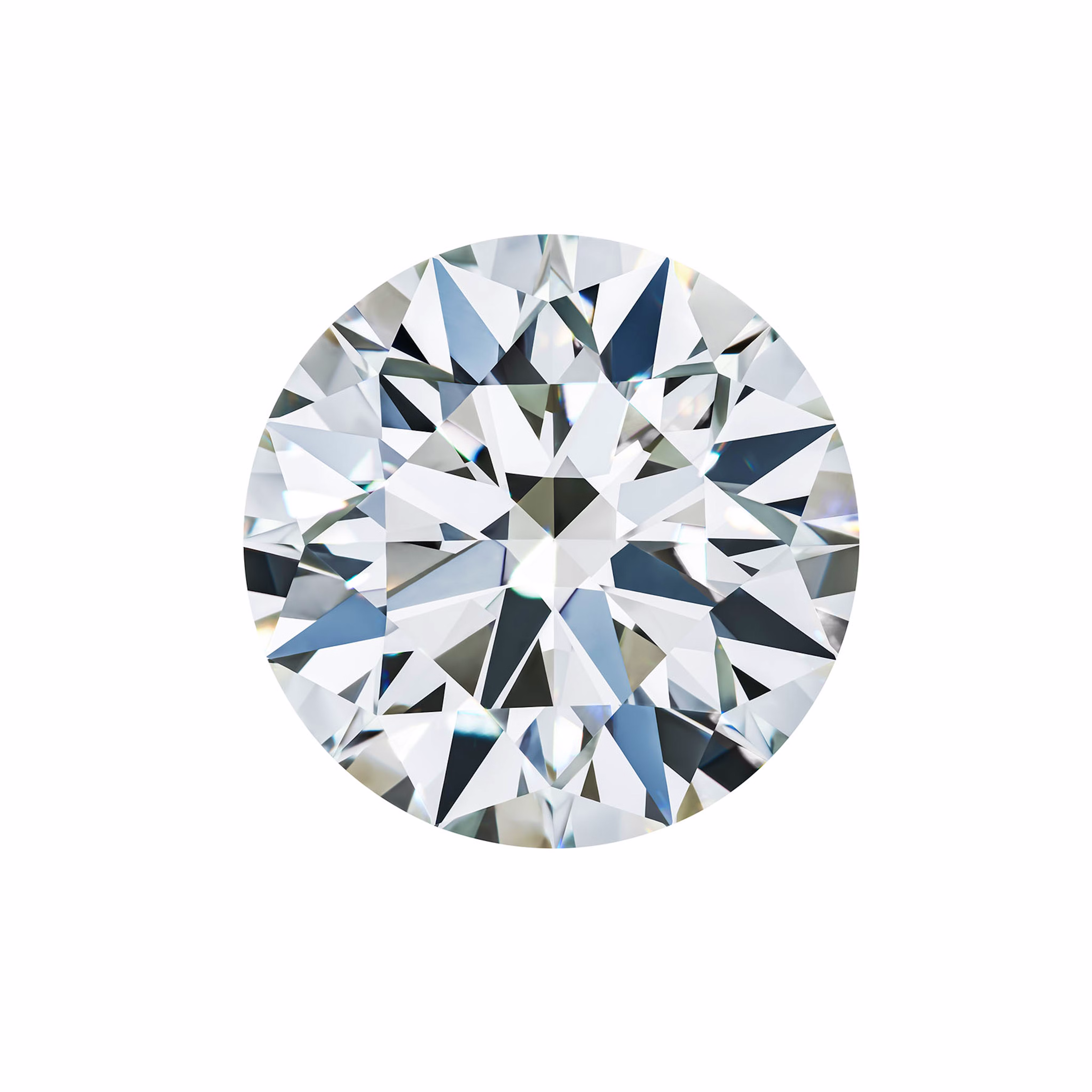 A Round Brilliant diamond.
