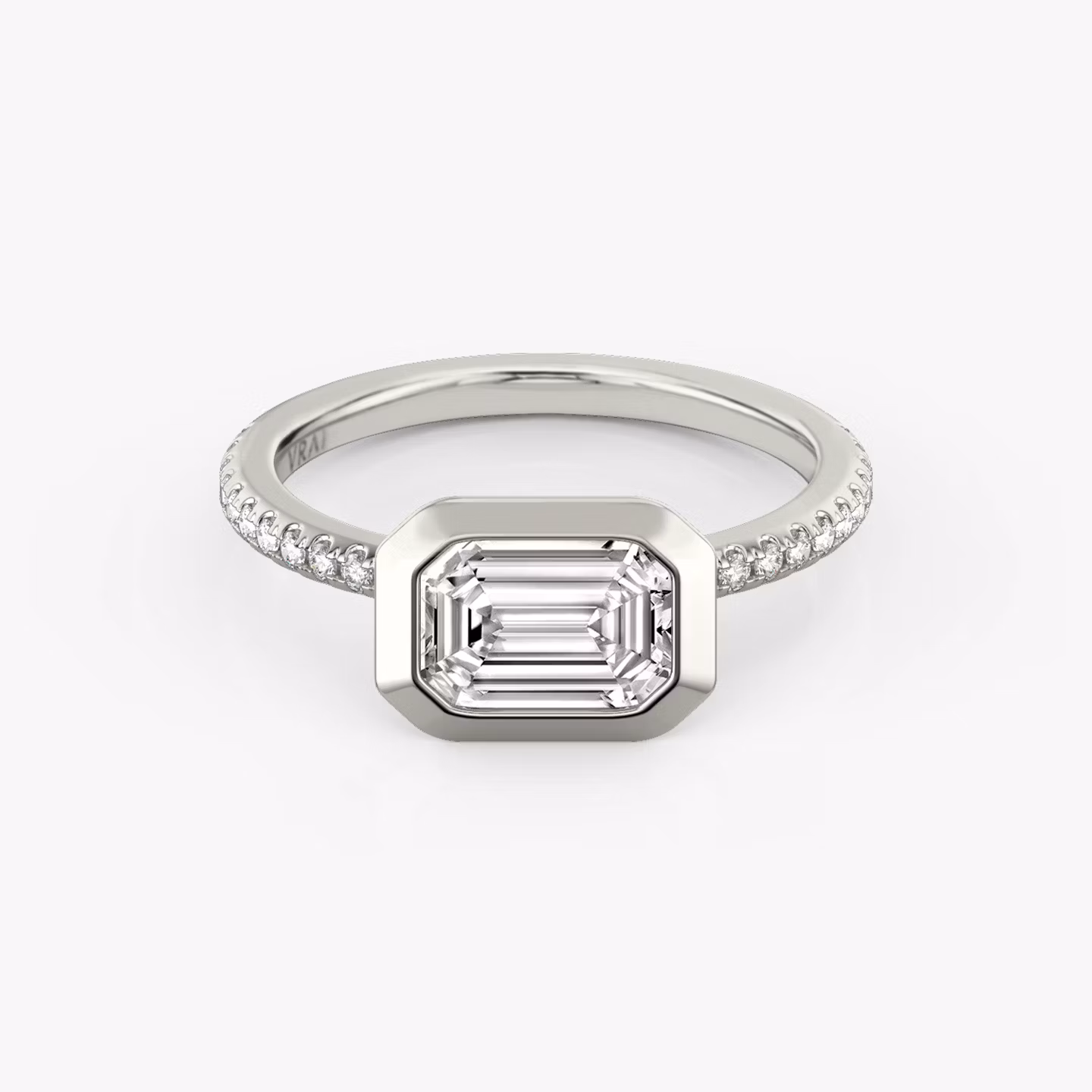 The Signature Bezel Emerald | White Gold