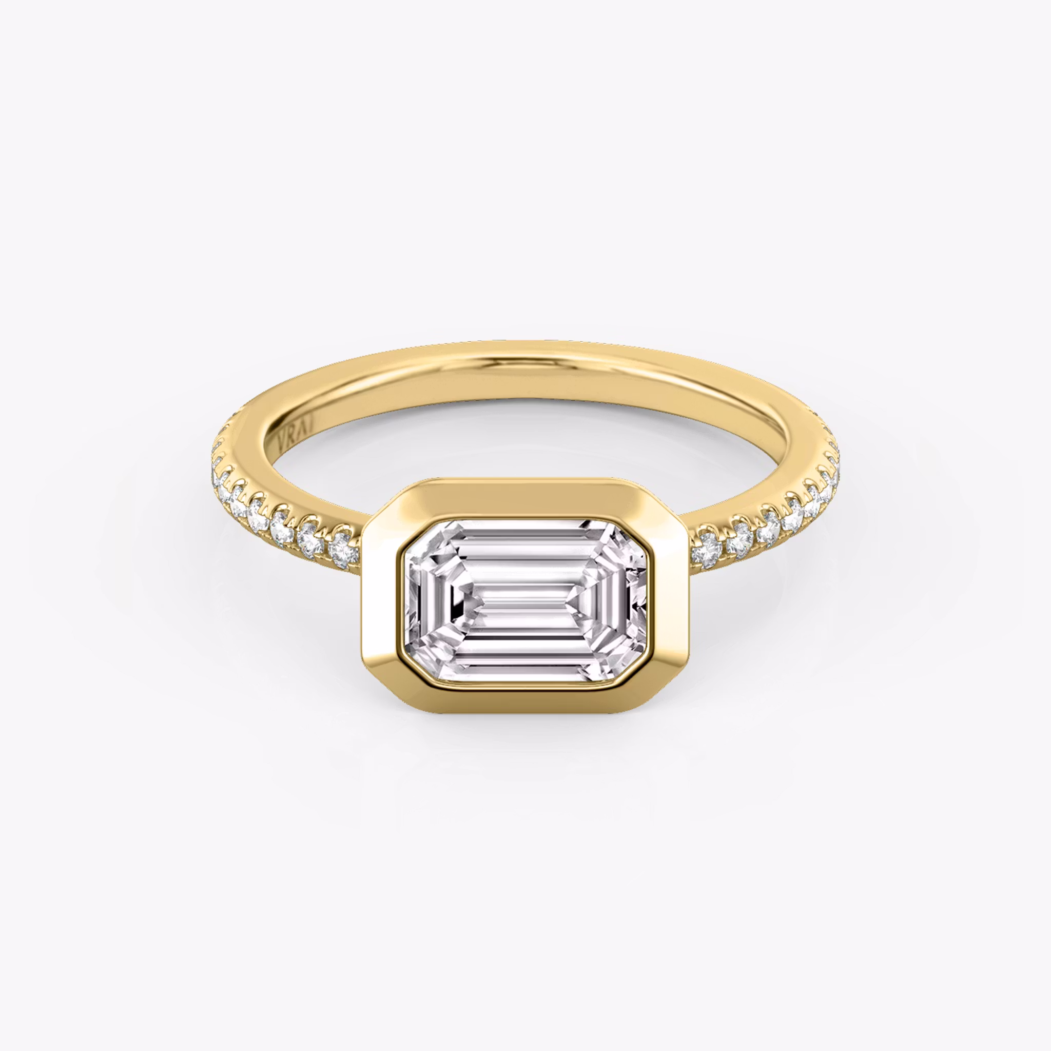 The Signature Bezel Emerald | Yellow Gold