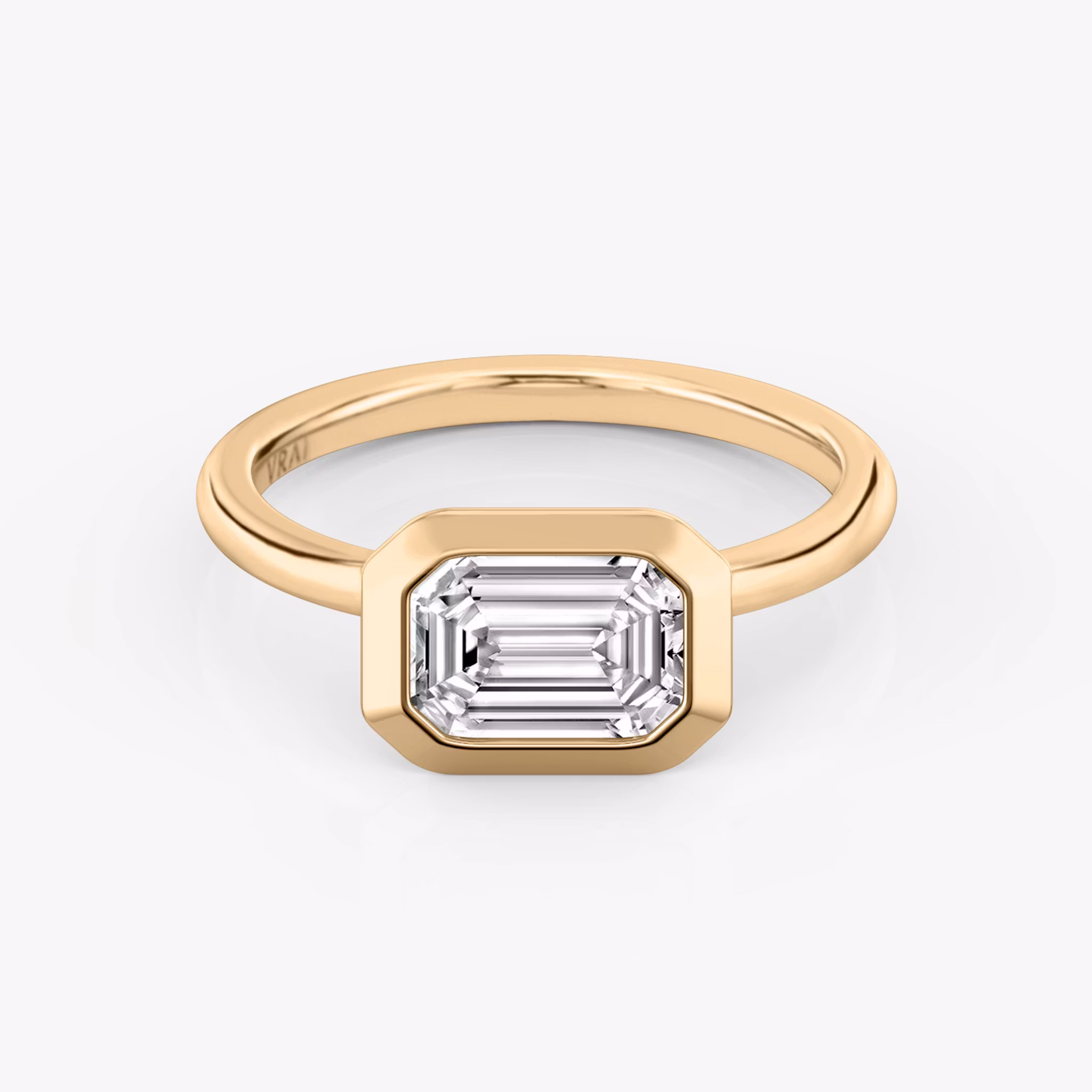 Signature Bezel Emerald | Rose Gold