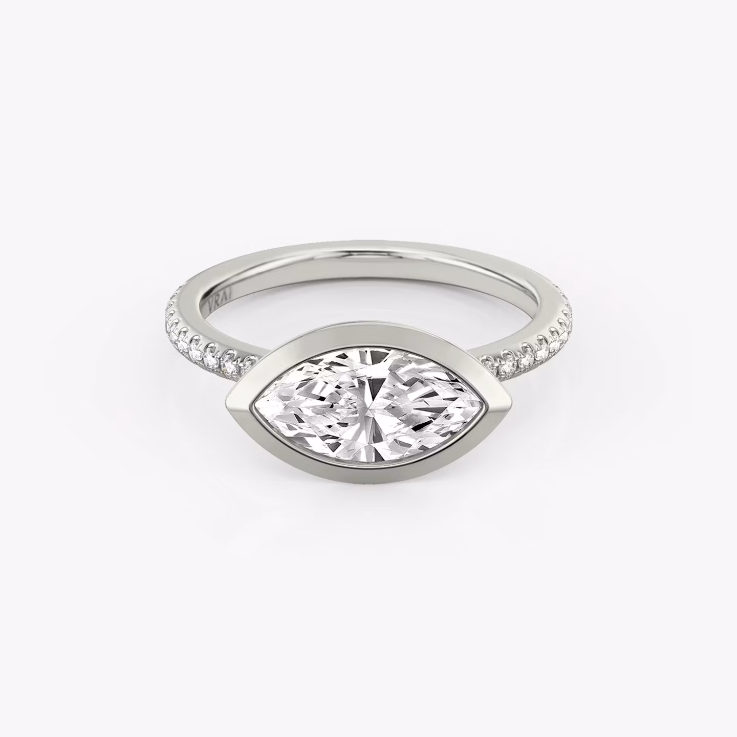The Signature Bezel Marquise | Platinum