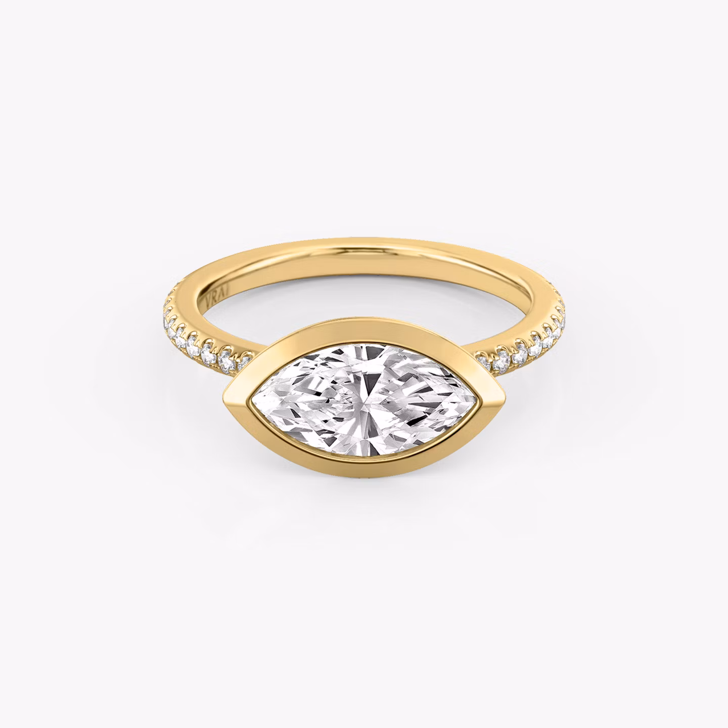 The Signature Bezel Marquise | Yellow Gold