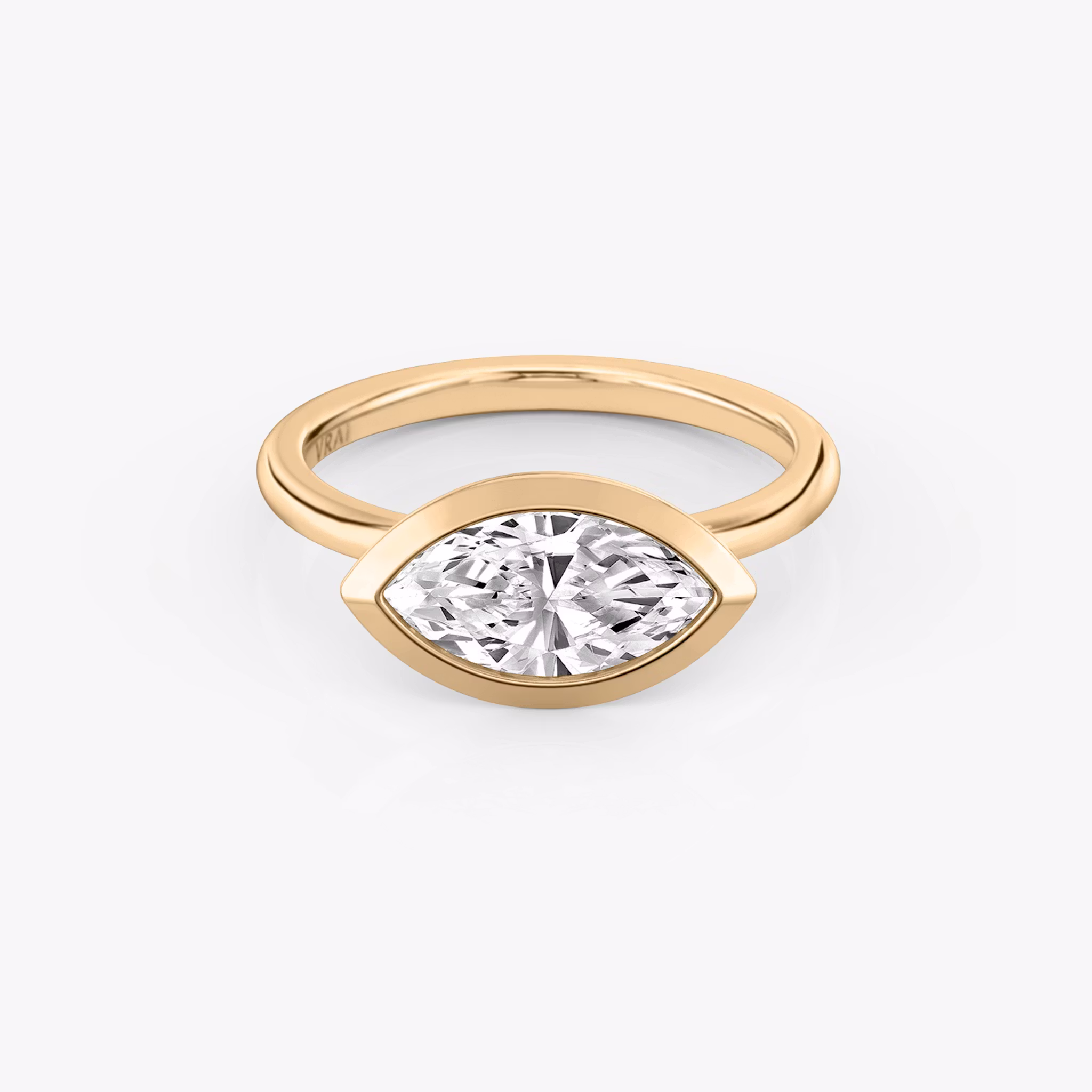 The Signature Bezel Marquise | Rose Gold