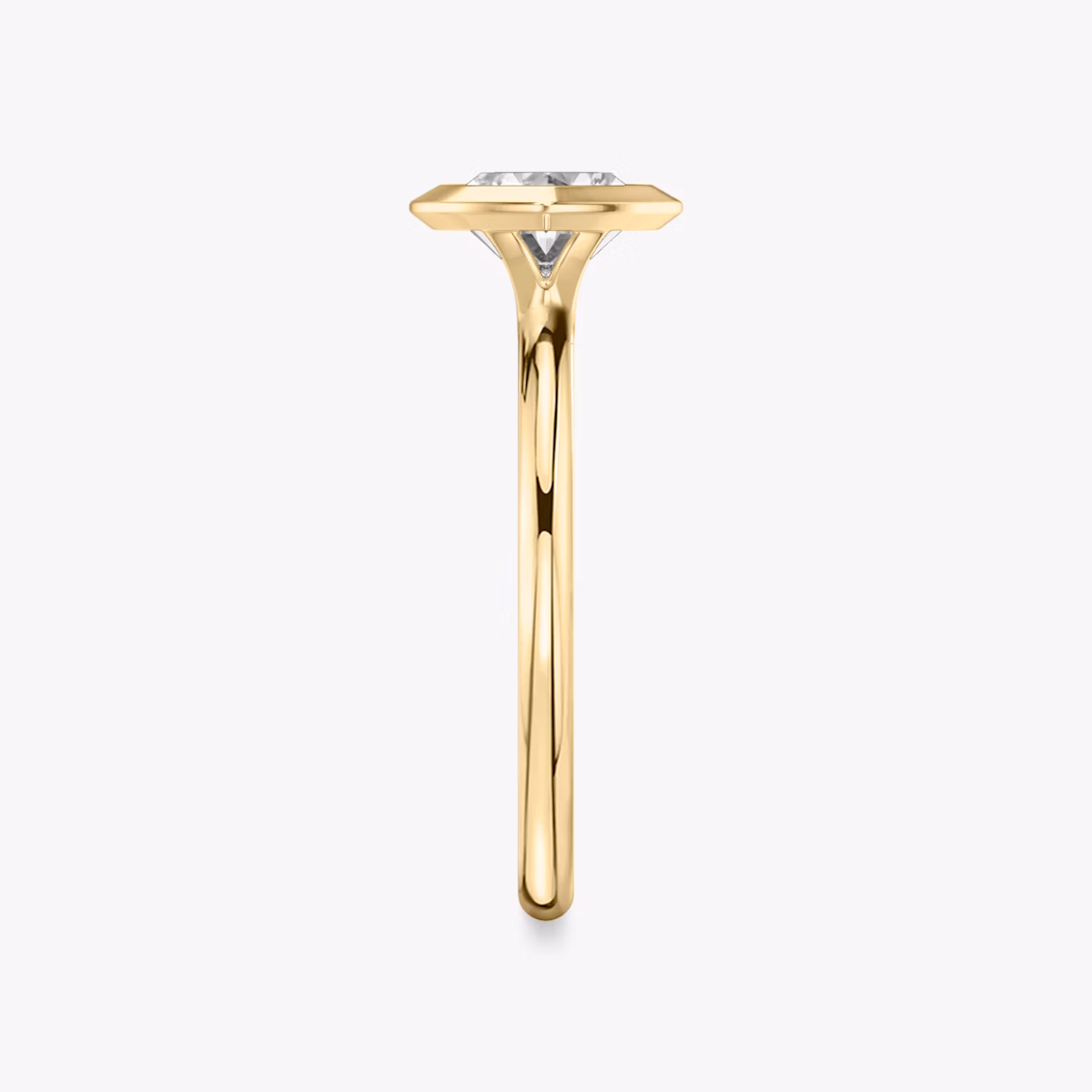 The Signature Bezel | Marquise | 18k | Yellow Gold | bandAccent: Plain | diamondOrientation: horizontal | caratWeight: other