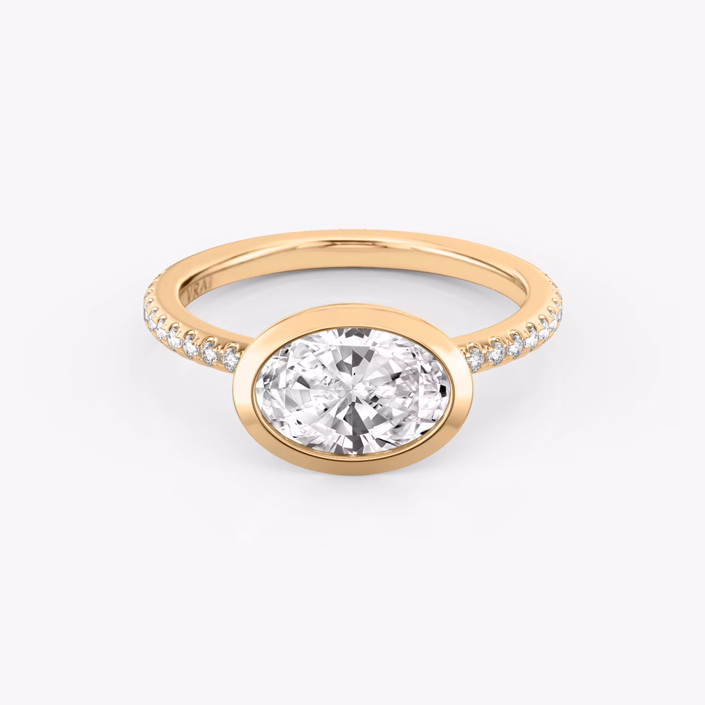 The Signature Bezel Oval | Rose Gold