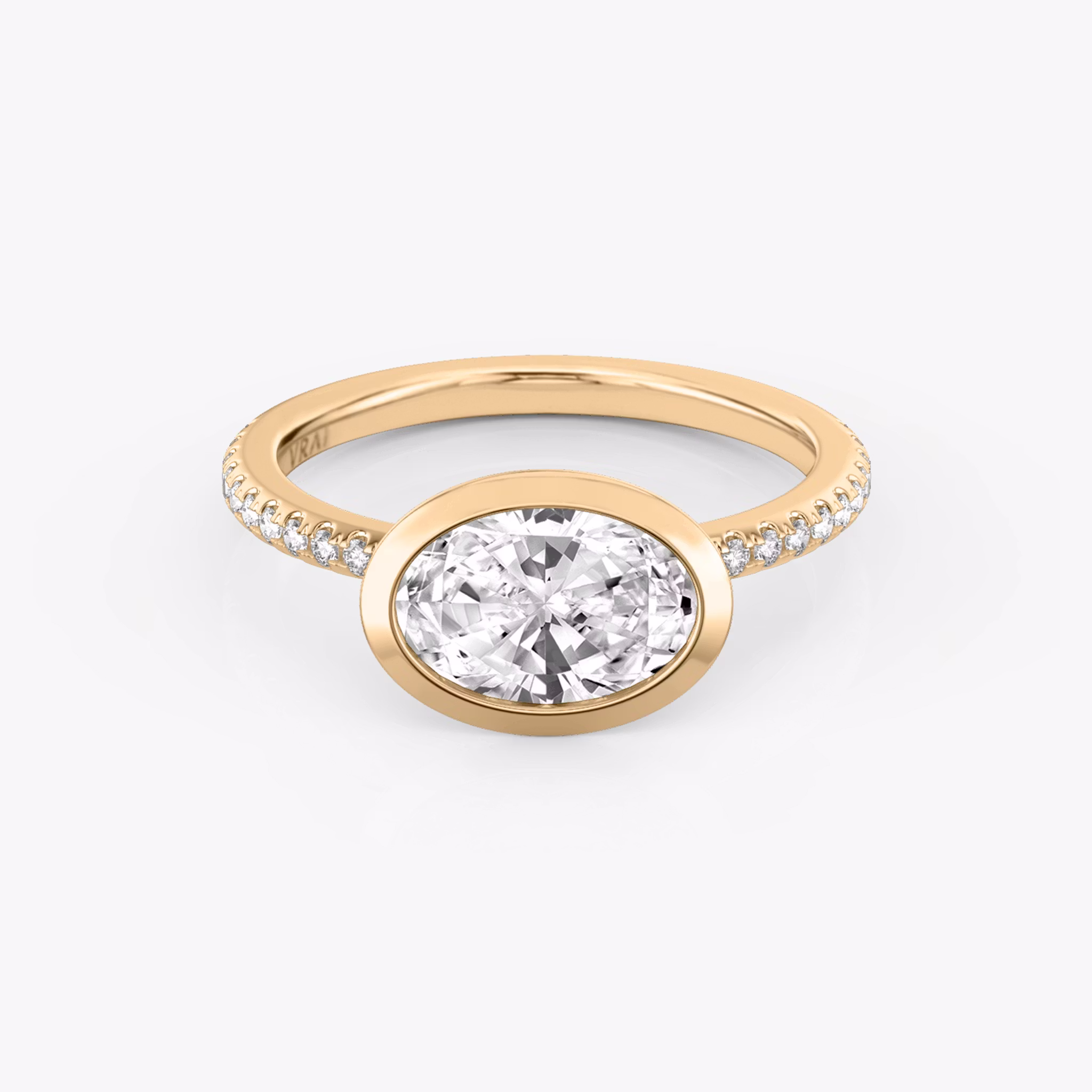 Signature Bezel Oval | Rose Gold