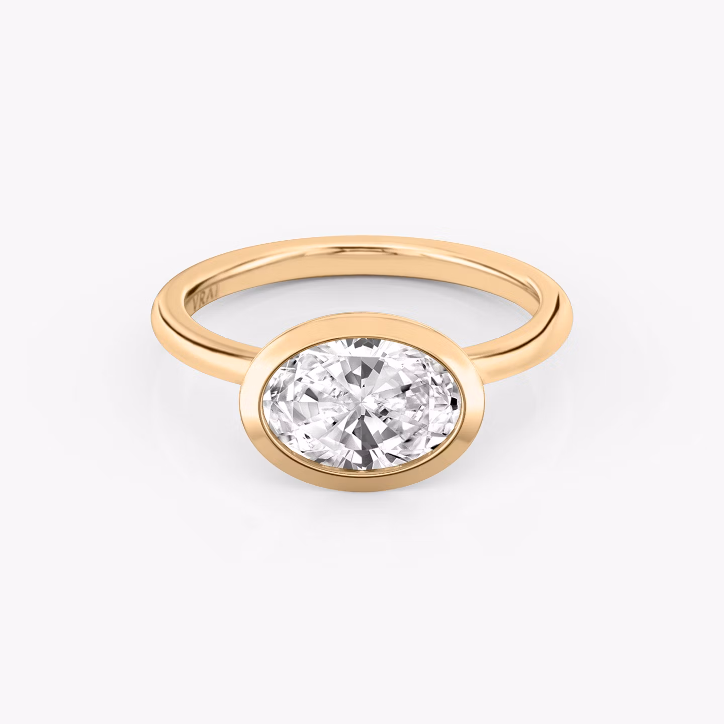 The Signature Bezel Oval | Rose Gold