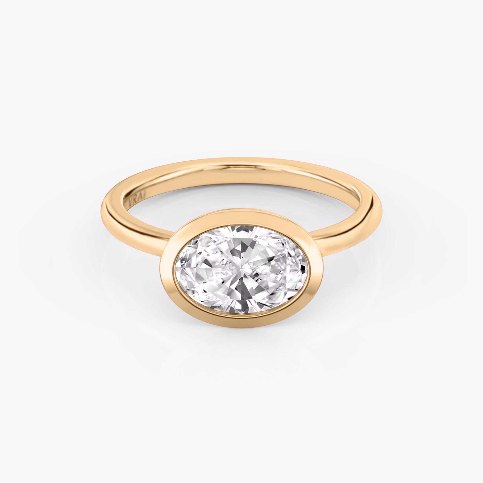 Signature Bezel Oval | Rose Gold
