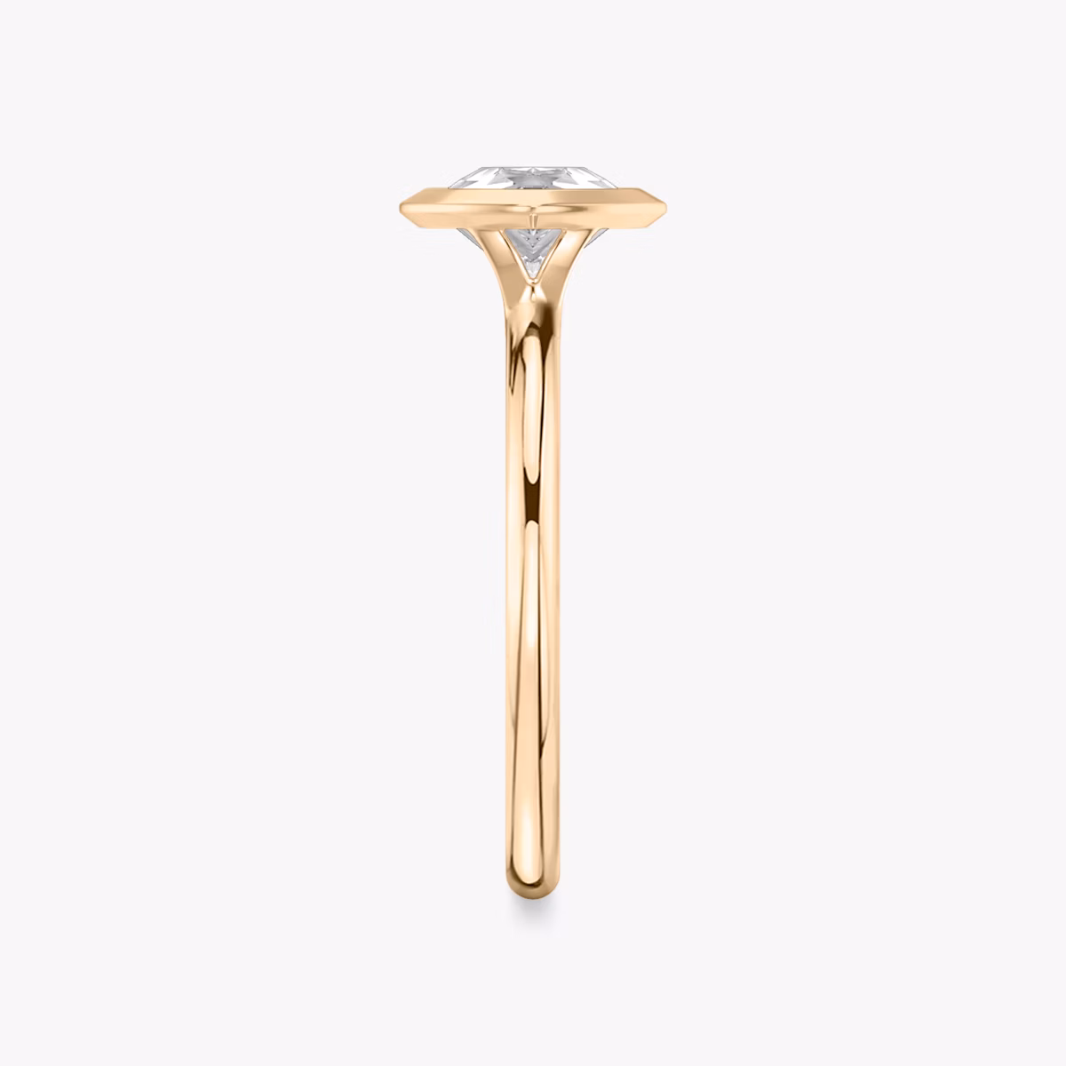 Signature Bezel | Tropfen | 14k | Roségold | bandAccent: Ohne Pavé-Besatz | diamondOrientation: horizontal | caratWeight: other
