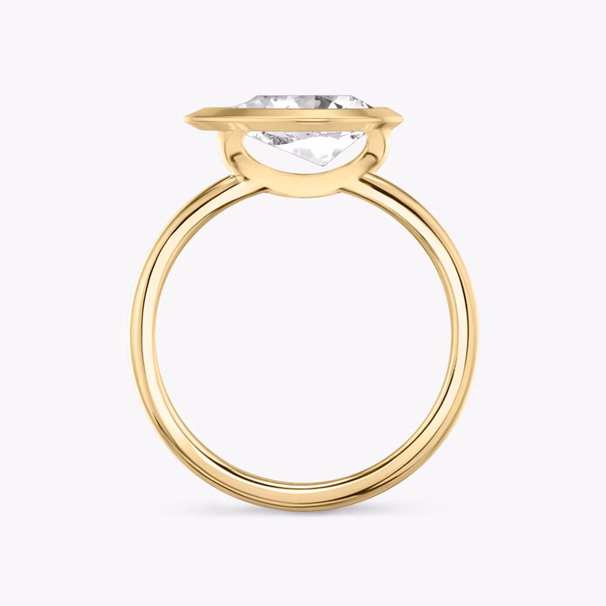 Signature Bezel | Tropfen | 18k | Gelbgold | bandAccent: Ohne Pavé-Besatz | diamondOrientation: horizontal | caratWeight: other