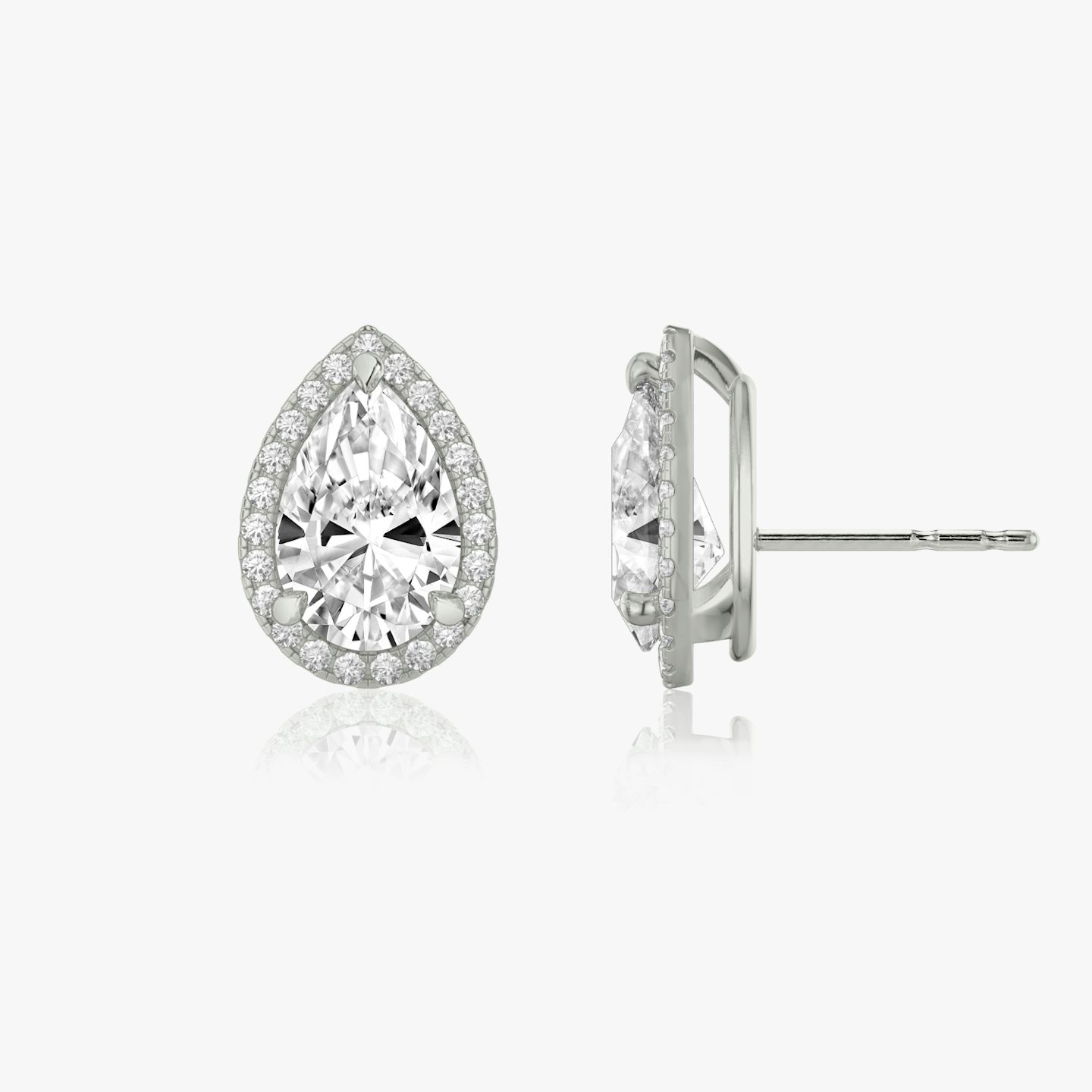 undefined | Pear | 14k | White Gold | caratWeight: 0.50ct