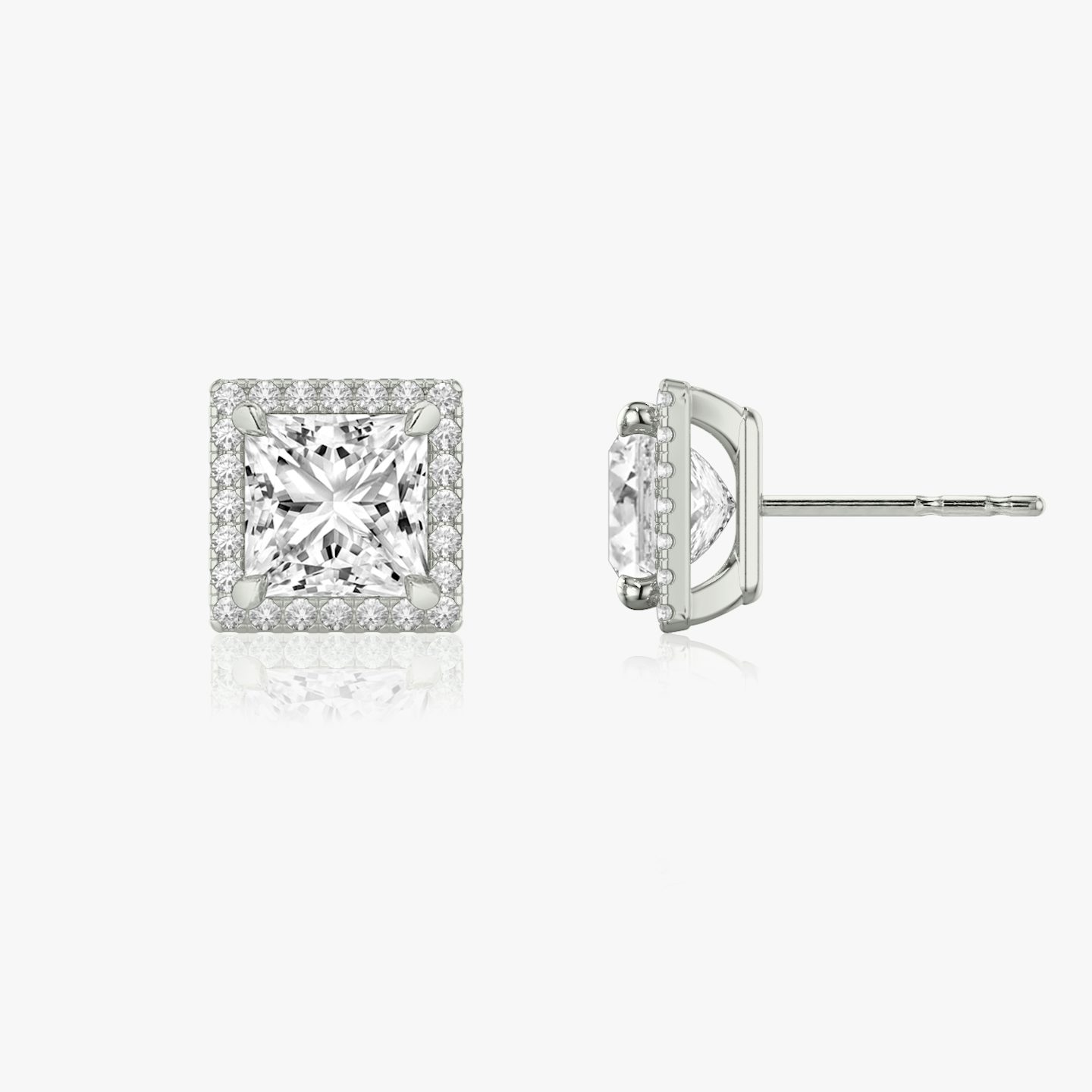 undefined | Princess | 14k | White Gold | caratWeight: 0.75ct