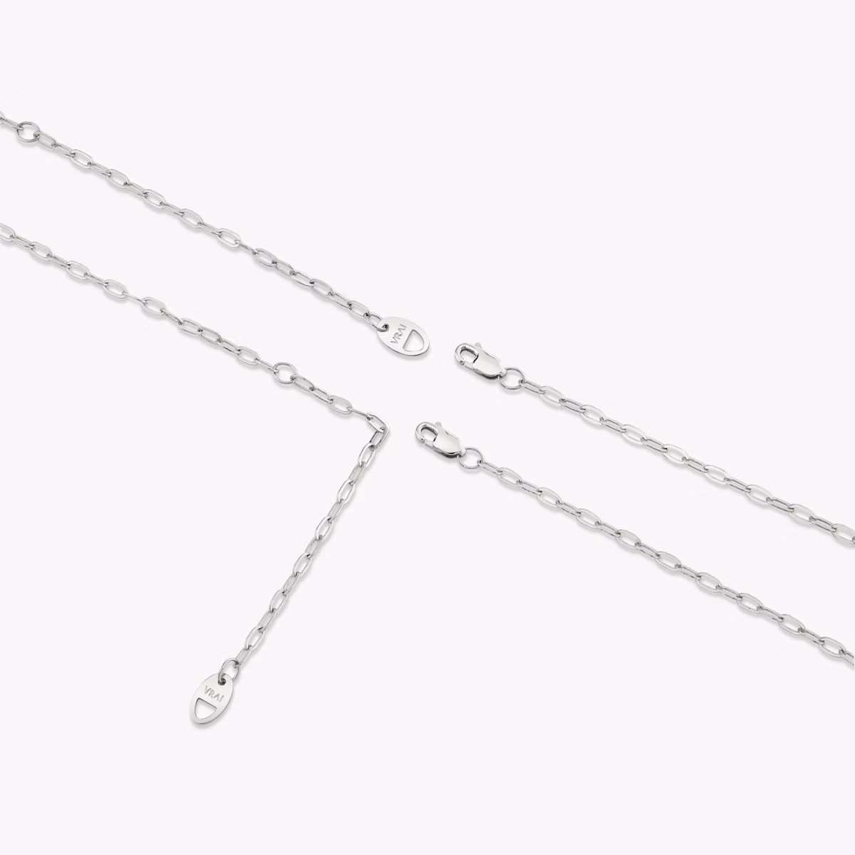Suspended Solitaire Cross | cross | 18k | White Gold | chainLength: 18-20