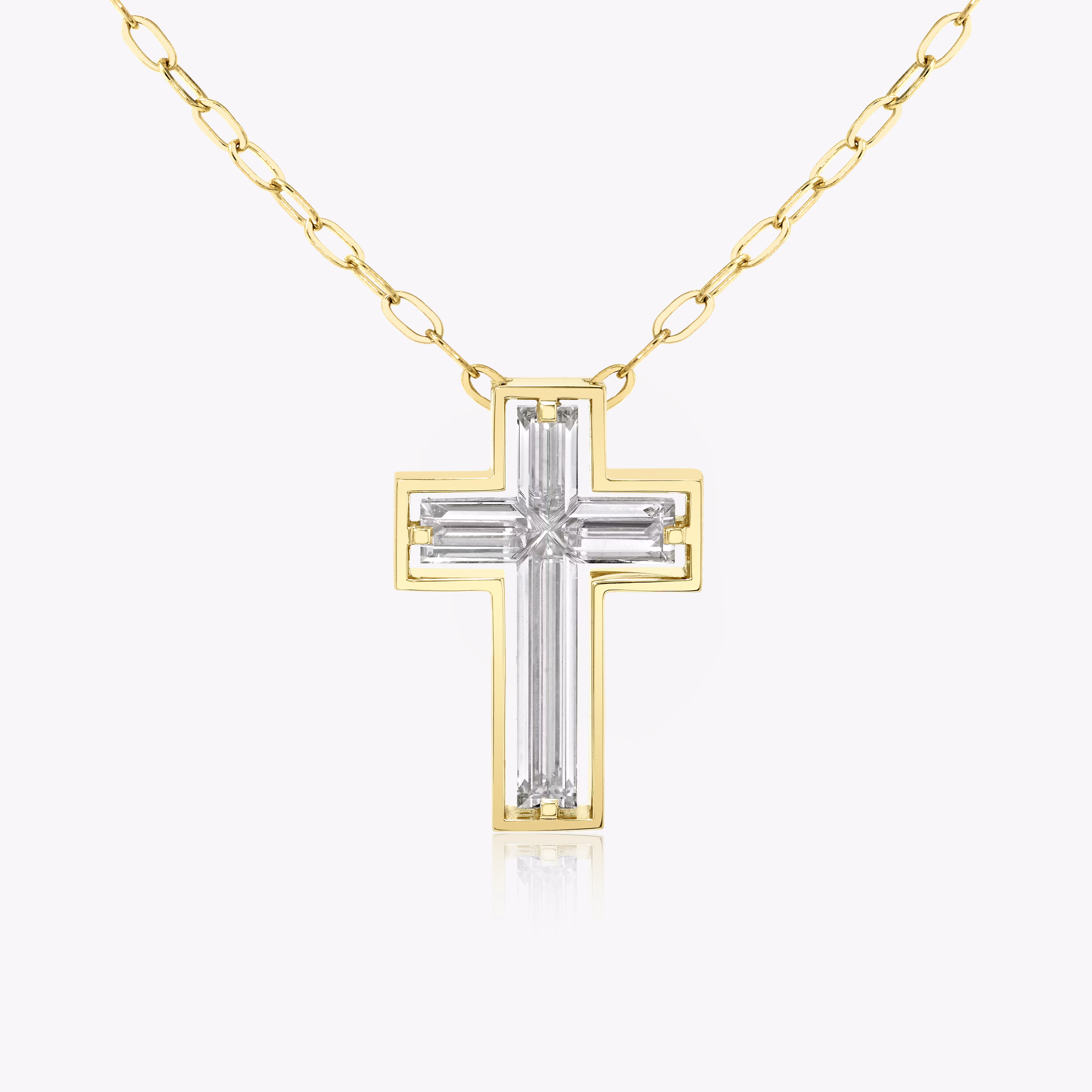 Suspended Solitaire Cross