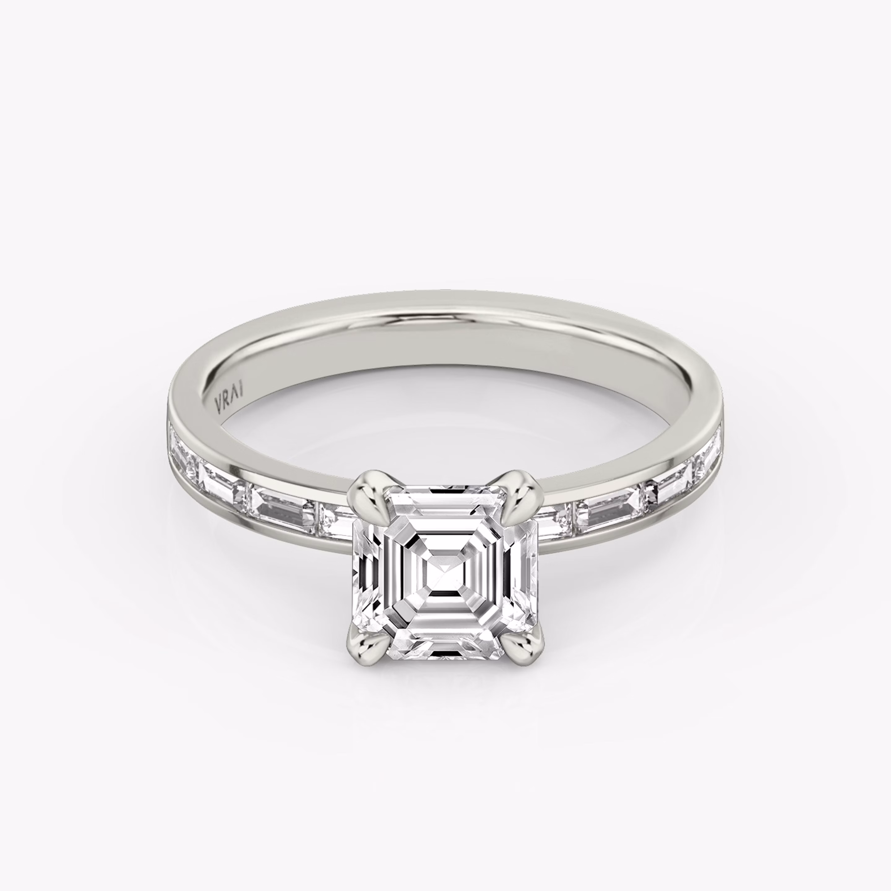 Devotion Asscher Engagement Ring