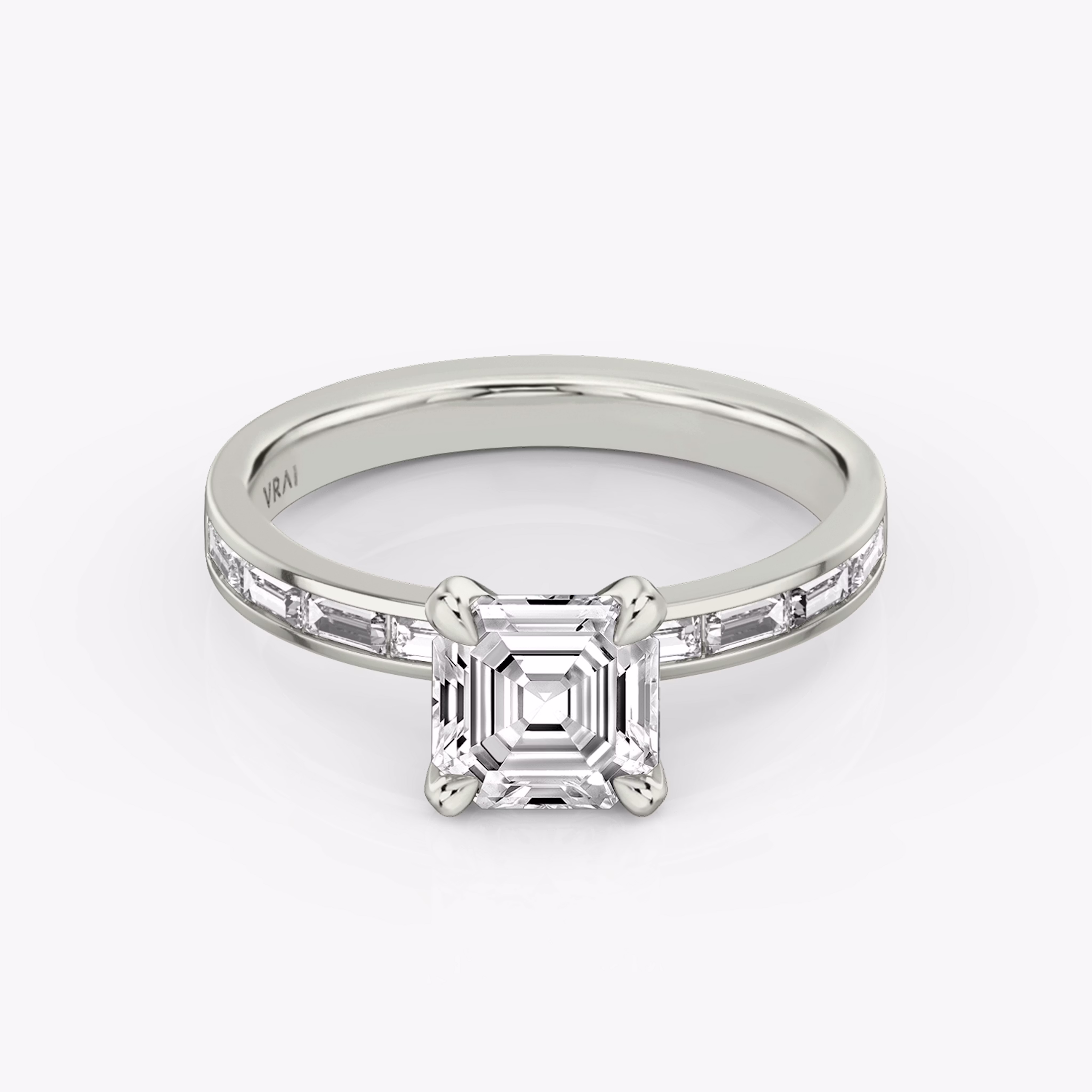 Devotion Asscher Engagement Ring