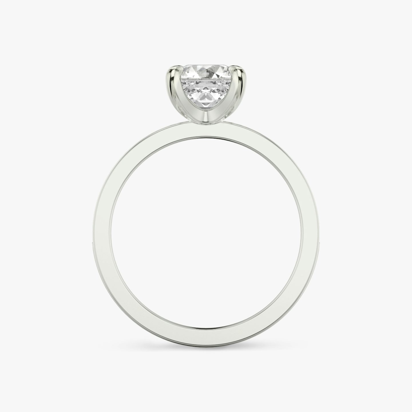 The Devotion | Asscher | Platinum | bandAccent: Pavé | bandStoneShape: Round Brilliant | bandStoneStyle: large | diamondOrientation: vertical | caratWeight: other