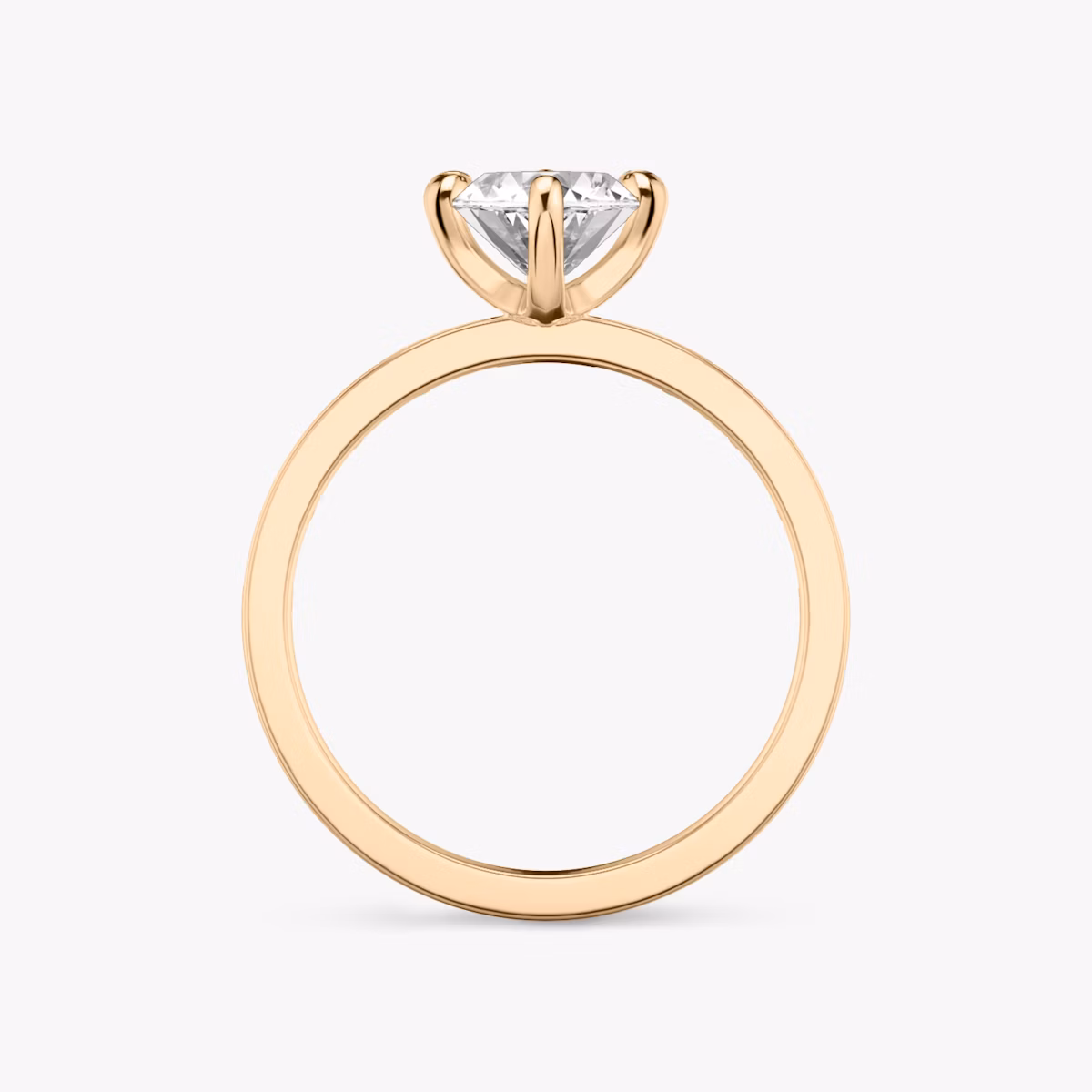 The Devotion | Marquise | 14k | Rose Gold | bandAccent: Pavé | bandStoneShape: Baguette | bandStoneStyle: original | diamondOrientation: vertical | caratWeight: other