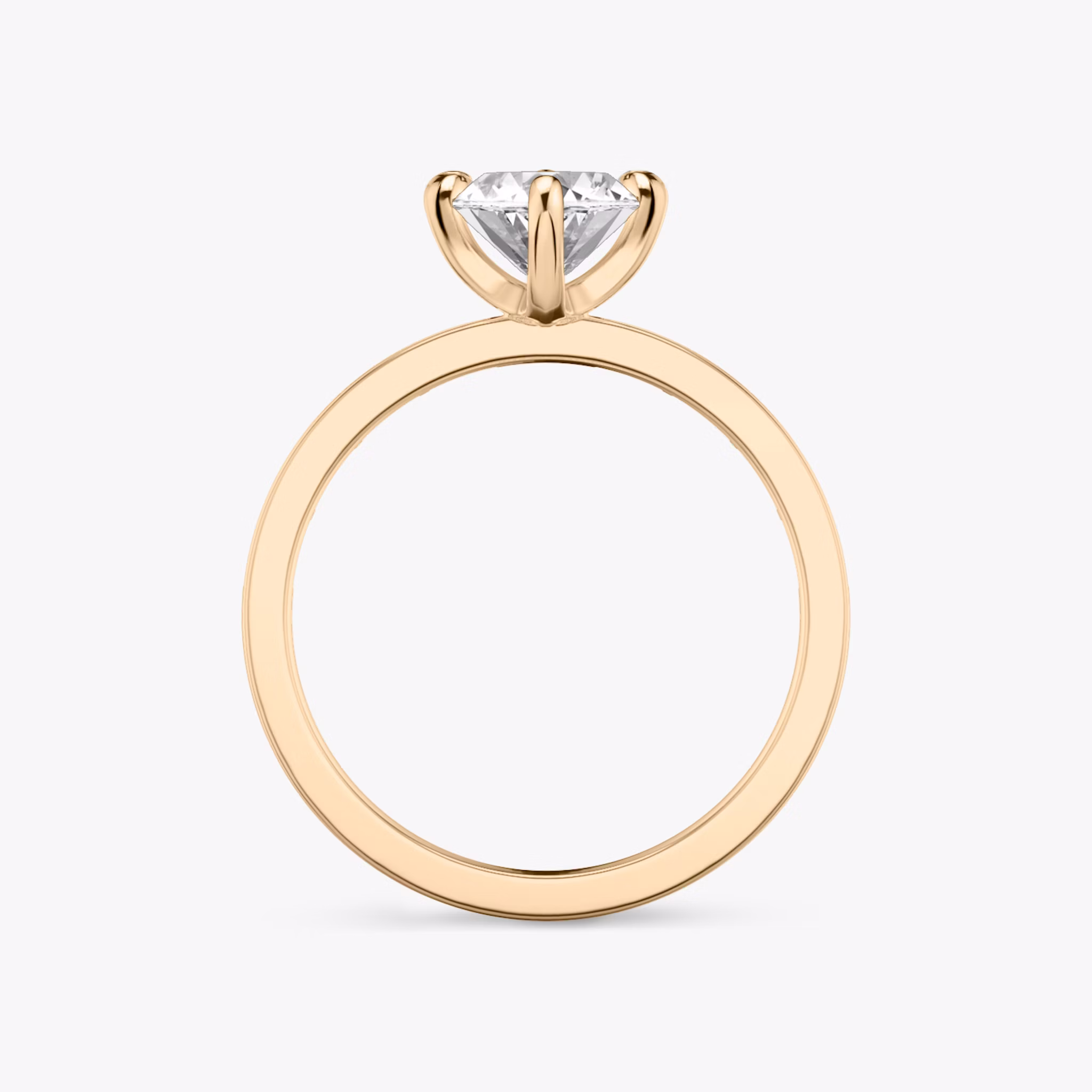 The Devotion | Marquise | 14k | Rose Gold | bandAccent: Pavé | bandStoneShape: Baguette | bandStoneStyle: original | diamondOrientation: vertical | caratWeight: other