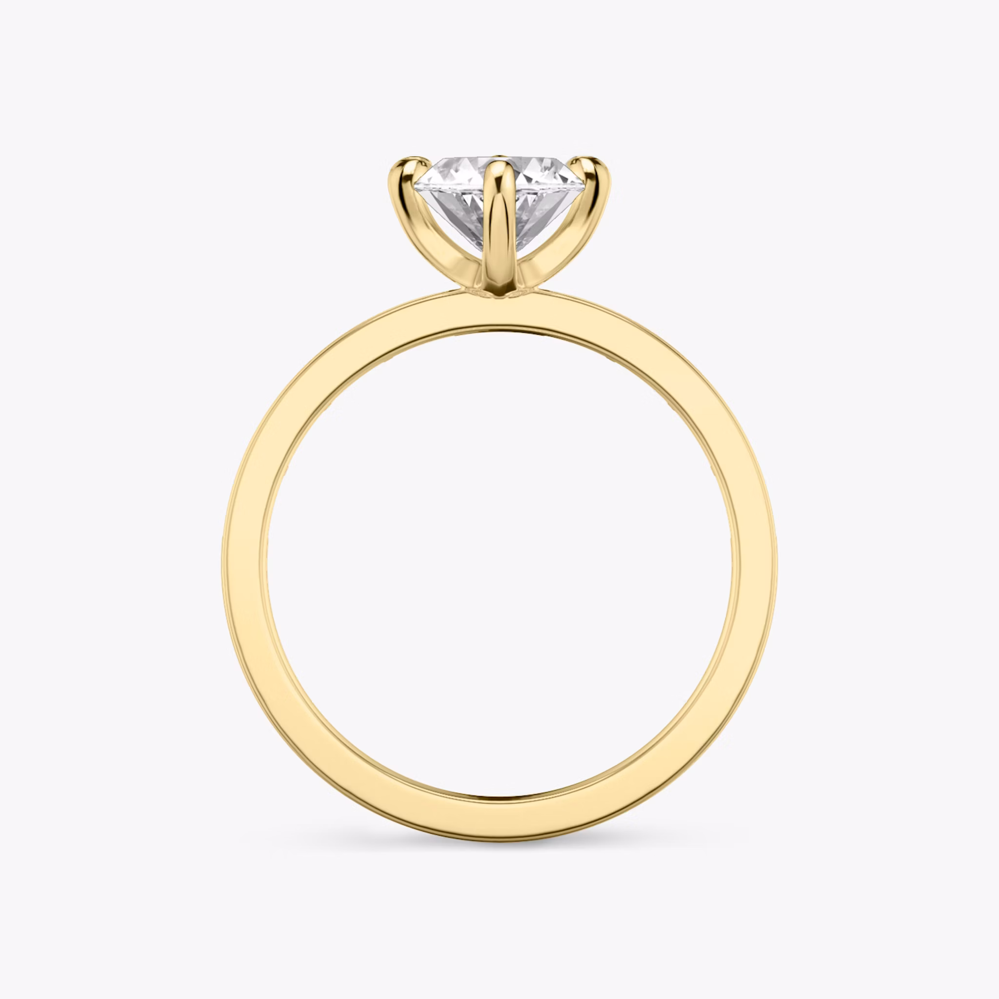 The Devotion | Marquise | 18k | Yellow Gold | bandAccent: Pavé | bandStoneShape: Baguette | bandStoneStyle: original | diamondOrientation: vertical | caratWeight: other