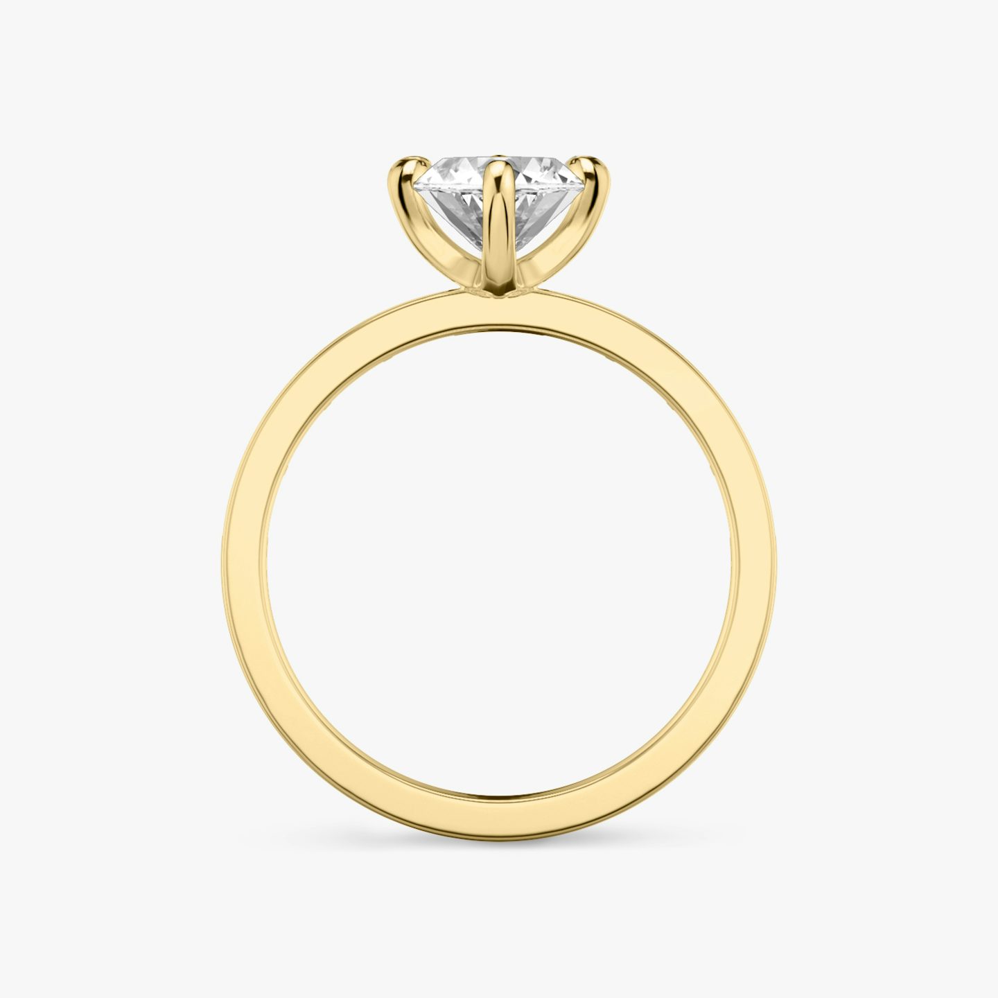 The Devotion | Marquise | 18k | Yellow Gold | bandAccent: Pavé | bandStoneShape: Baguette | bandStoneStyle: original | diamondOrientation: vertical | caratWeight: other