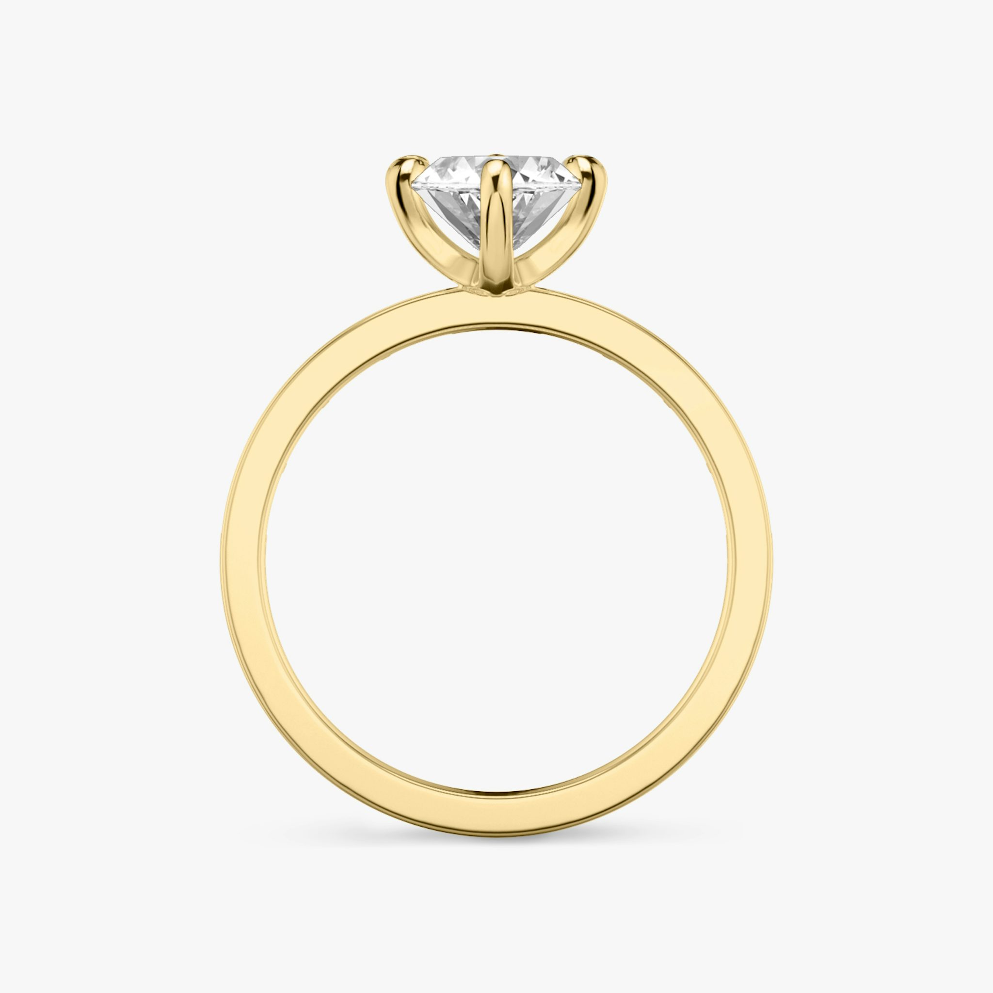 The Devotion | Marquise | 18k | Yellow Gold | bandAccent: Pavé | bandStoneShape: Baguette | bandStoneStyle: original | diamondOrientation: vertical | caratWeight: other