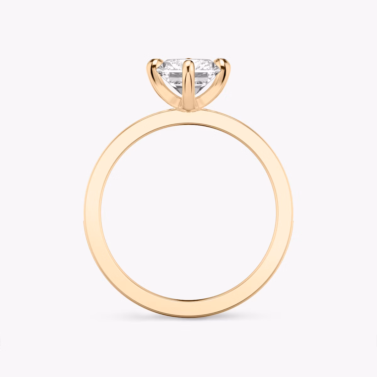 The Devotion | Marquise | 14k | Rose Gold | bandAccent: Pavé | bandStoneShape: Round Brilliant | bandStoneStyle: large | diamondOrientation: vertical | caratWeight: other