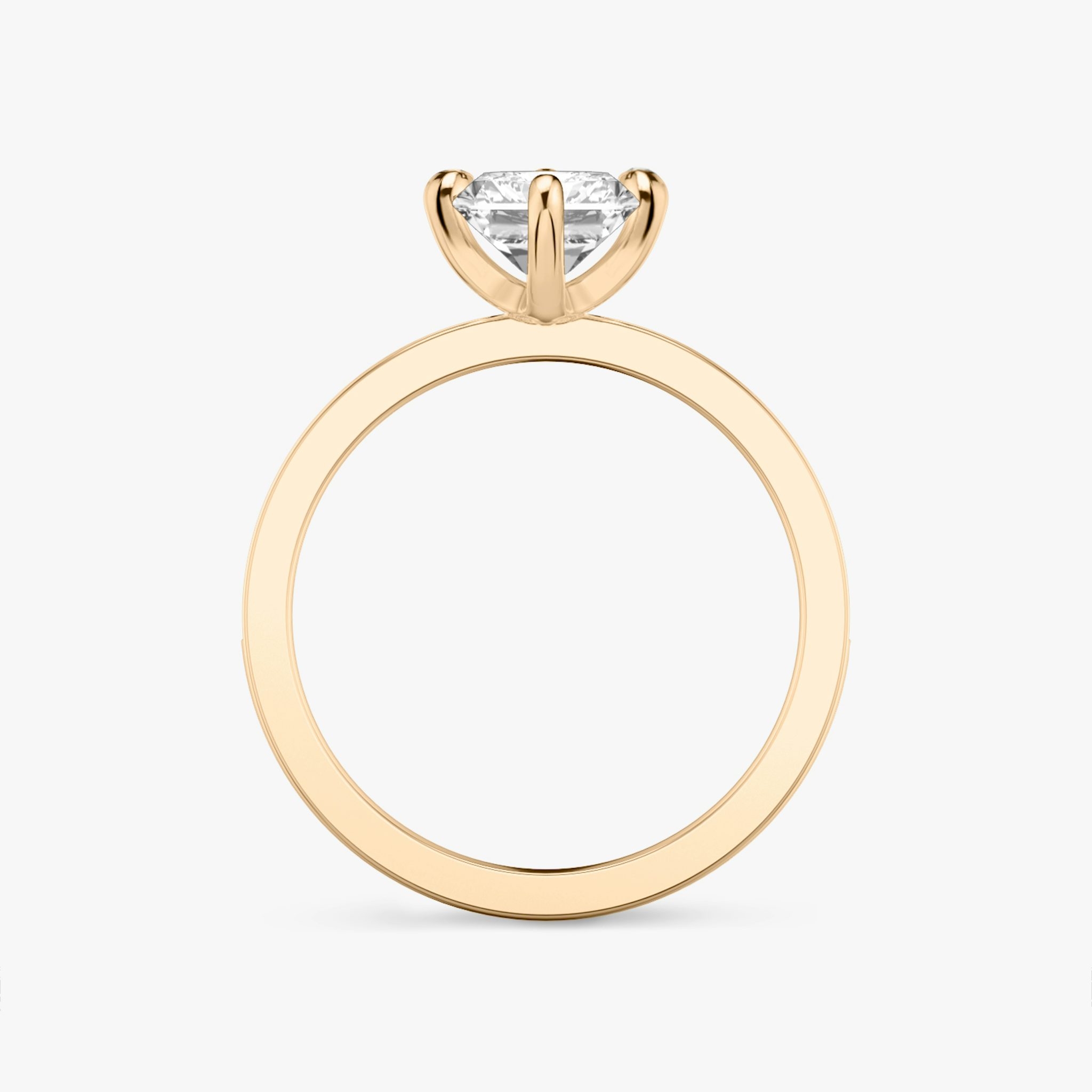 The Devotion | Marquise | 14k | Rose Gold | bandAccent: Pavé | bandStoneShape: Round Brilliant | bandStoneStyle: large | diamondOrientation: vertical | caratWeight: other