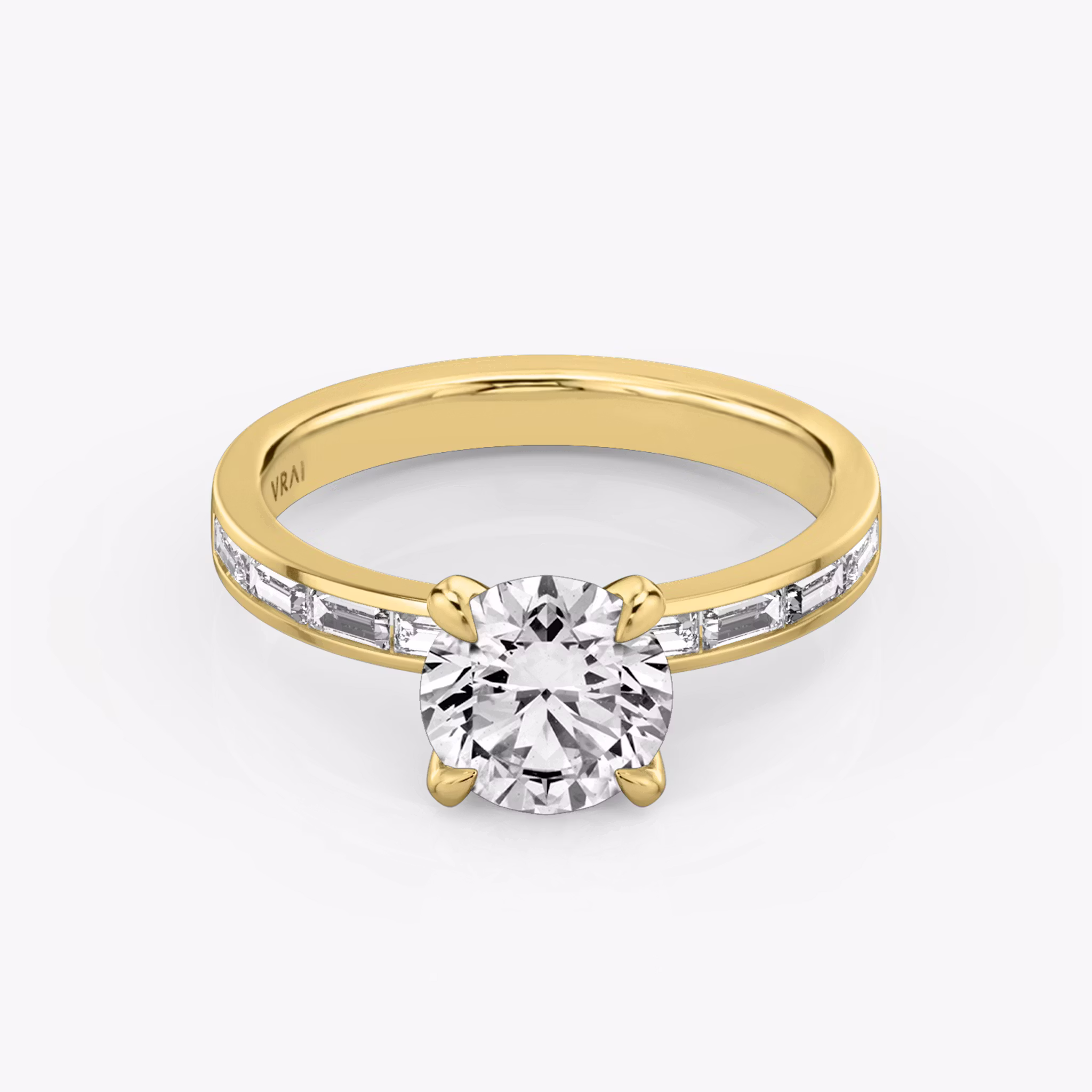 Devotion Round Brilliant | Yellow Gold