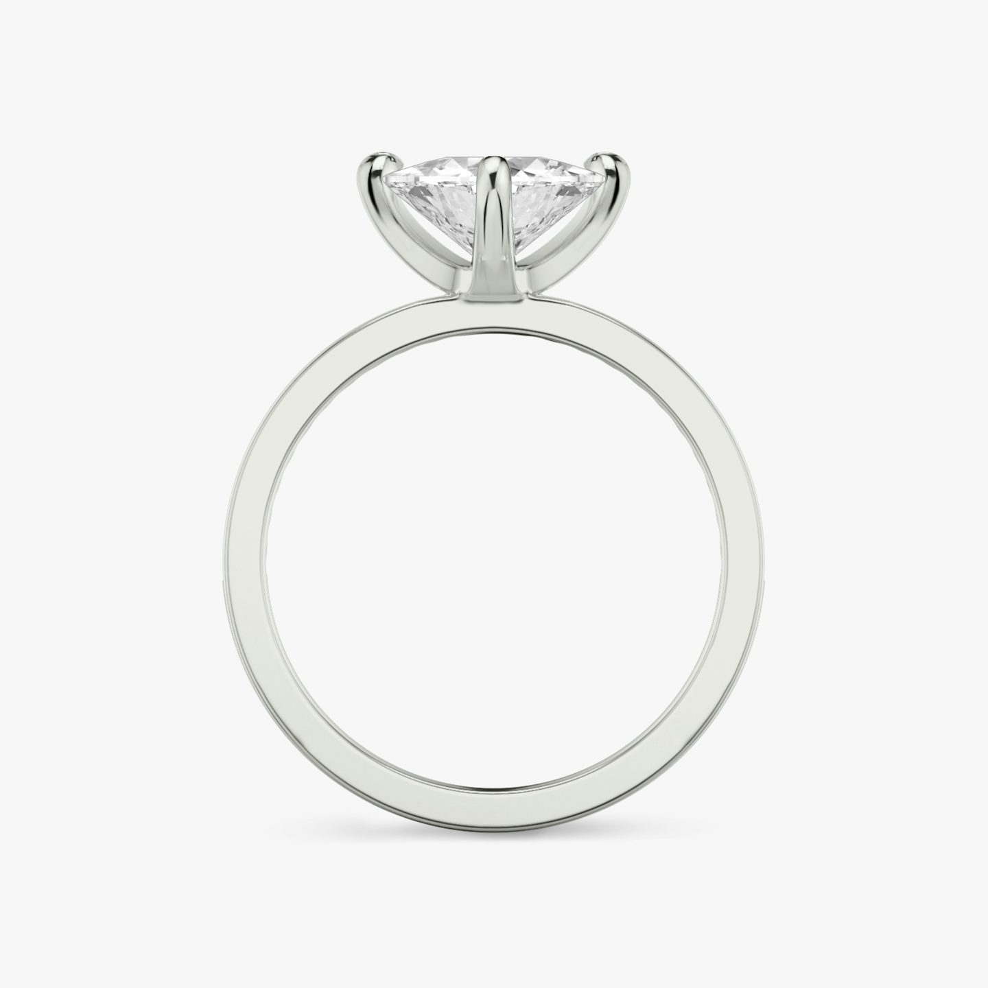 The Devotion | Trillion | Platinum | bandAccent: Pavé | bandStoneShape: Round Brilliant | bandStoneStyle: original | diamondOrientation: vertical | caratWeight: other