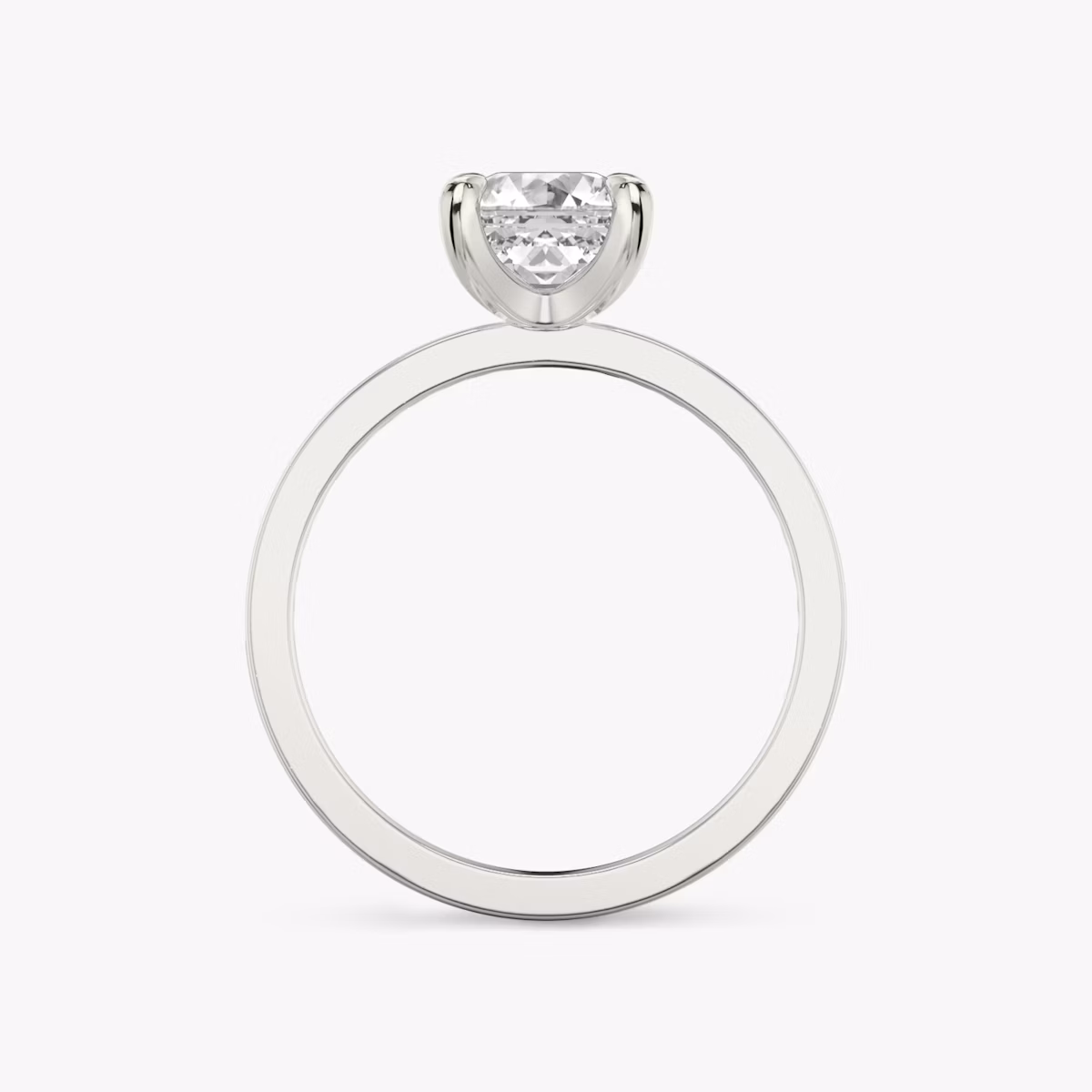The Devotion | Asscher | Platinum | bandAccent: Pavé | bandStoneShape: Round Brilliant | bandStoneStyle: original | diamondOrientation: vertical | caratWeight: other