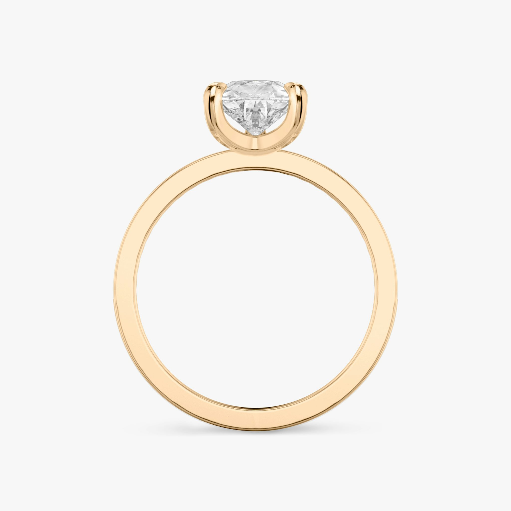 The Devotion | Pear | 14k | Rose Gold | bandAccent: Pavé | bandStoneShape: Round Brilliant | bandStoneStyle: original | diamondOrientation: vertical | caratWeight: other