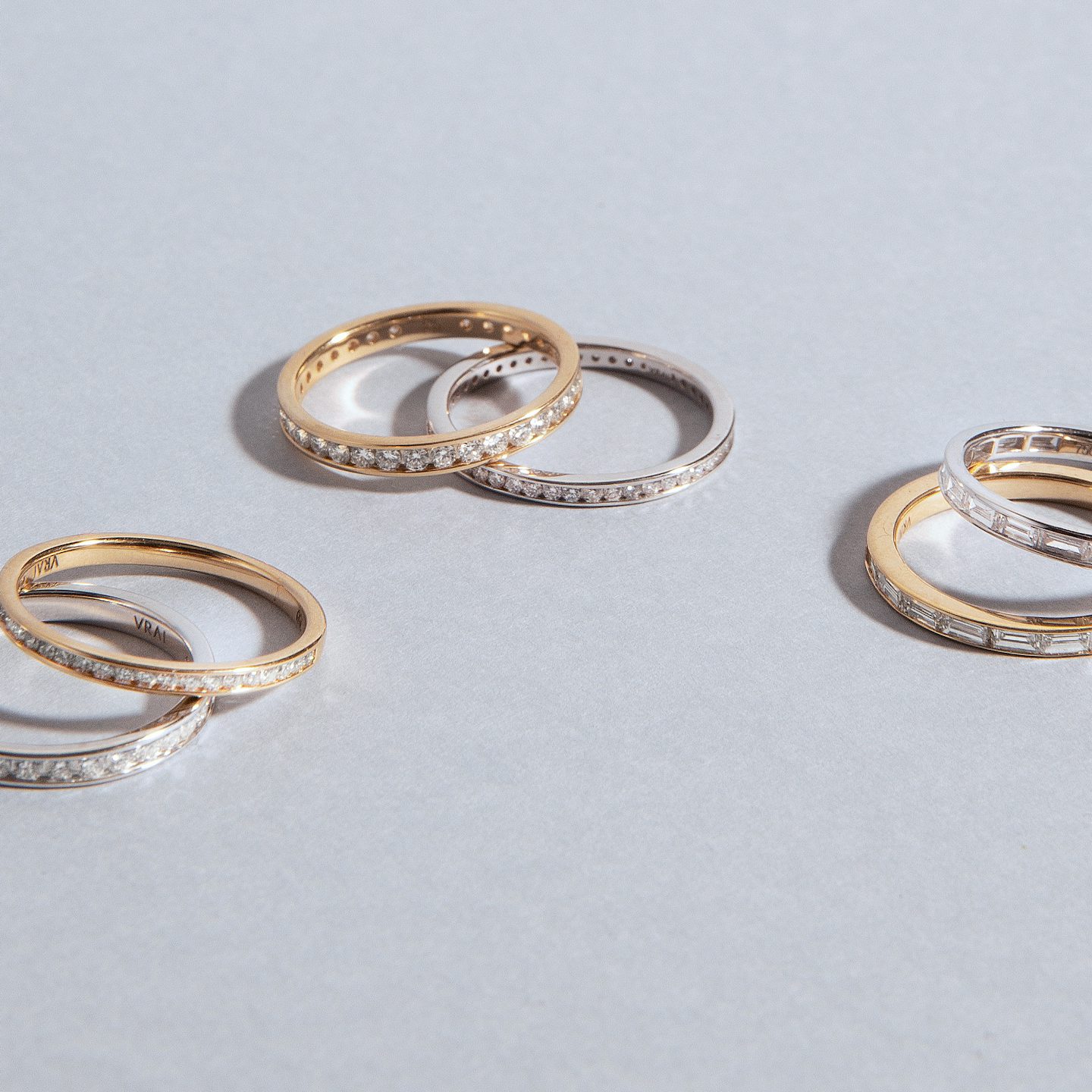 The Devotion Band | Baguette | 18k | Yellow Gold | bandStyle: full | bandVersion: large