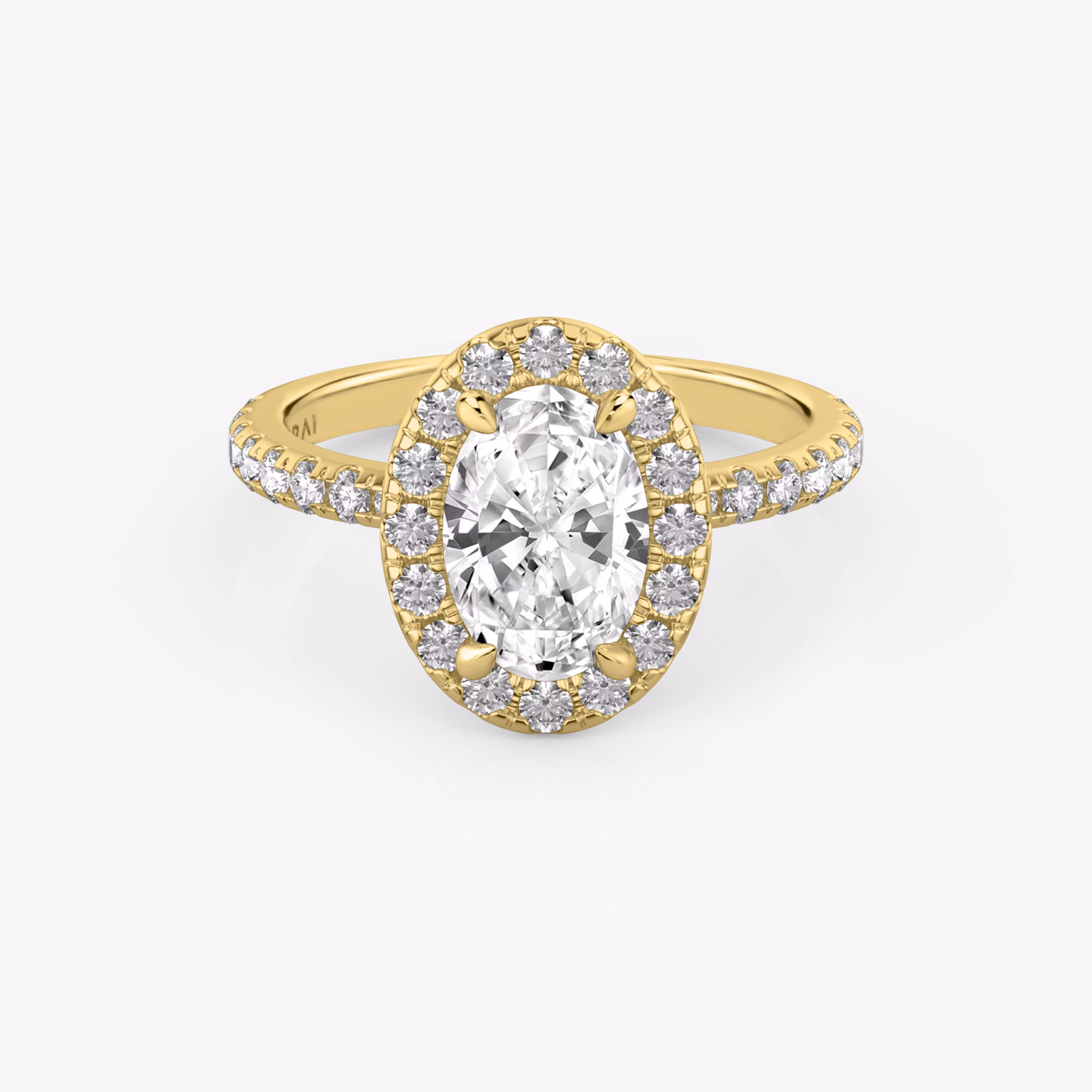 2 Carat Halo Engagement Rings