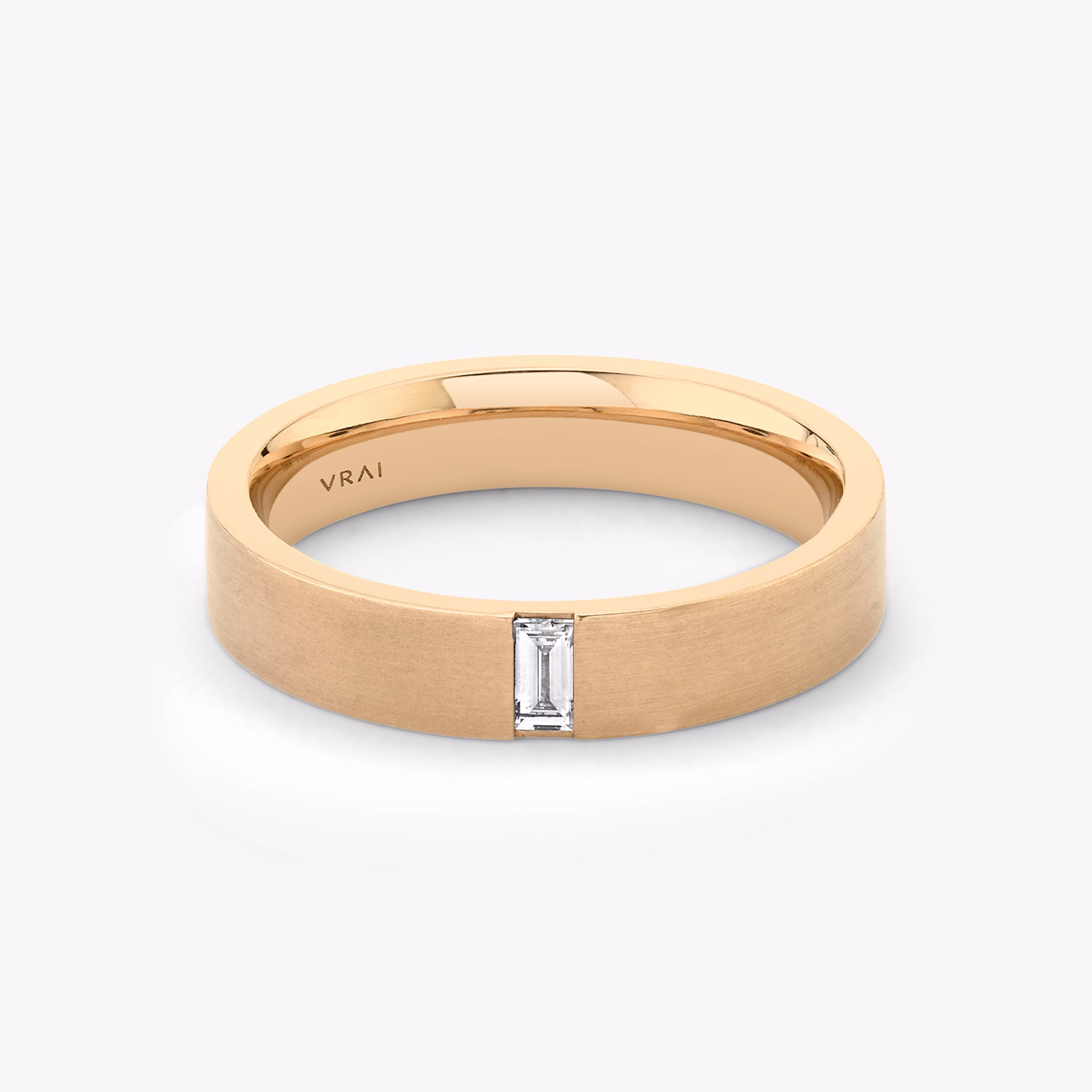 Brushed Baguette Band