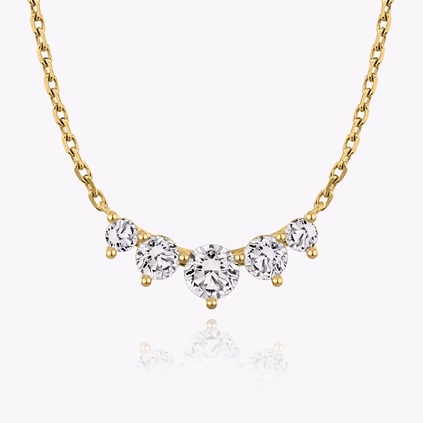 Arc Halskette Rund | Yellow Gold