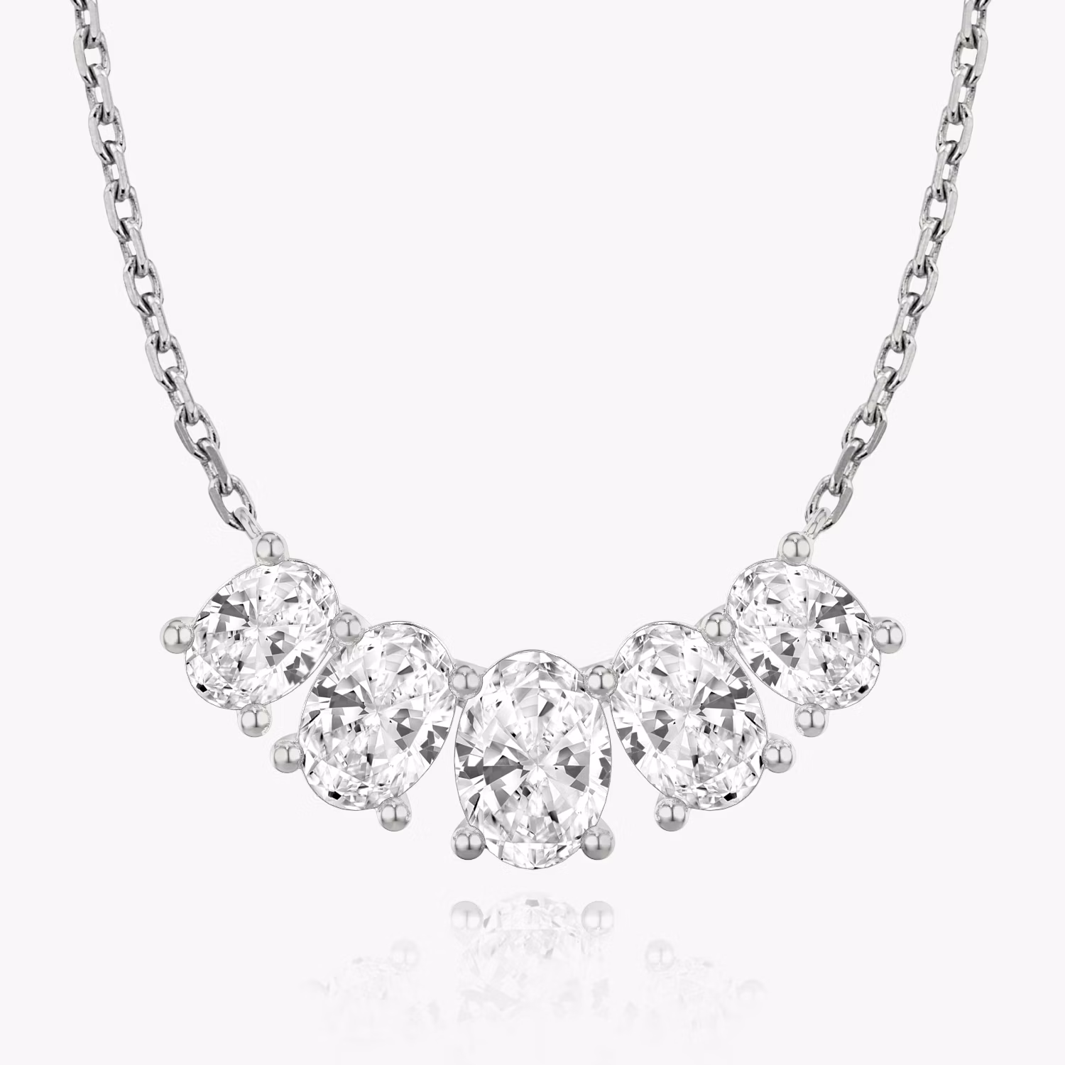 Arc Necklace 5 Stone