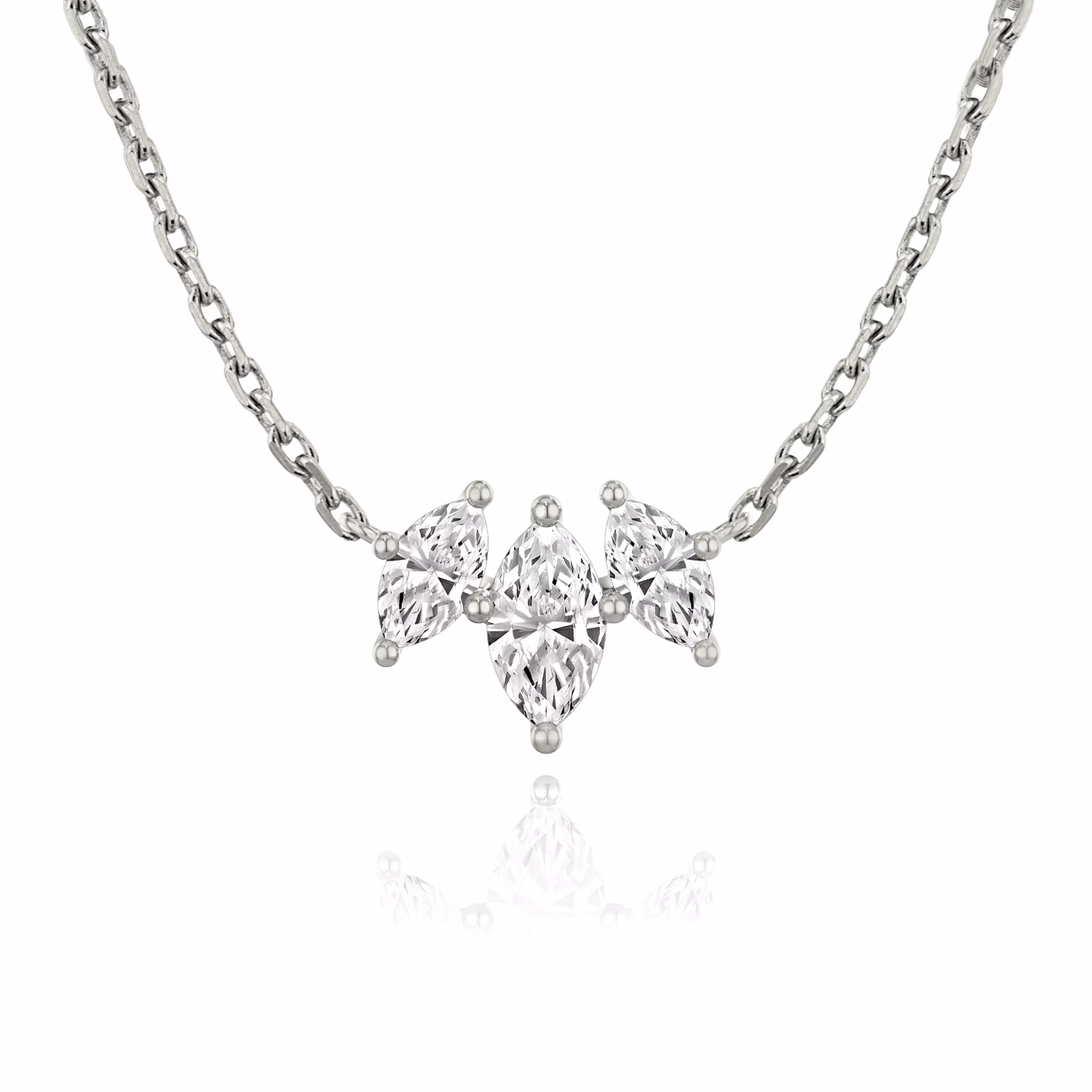Marquise Diamond Necklace