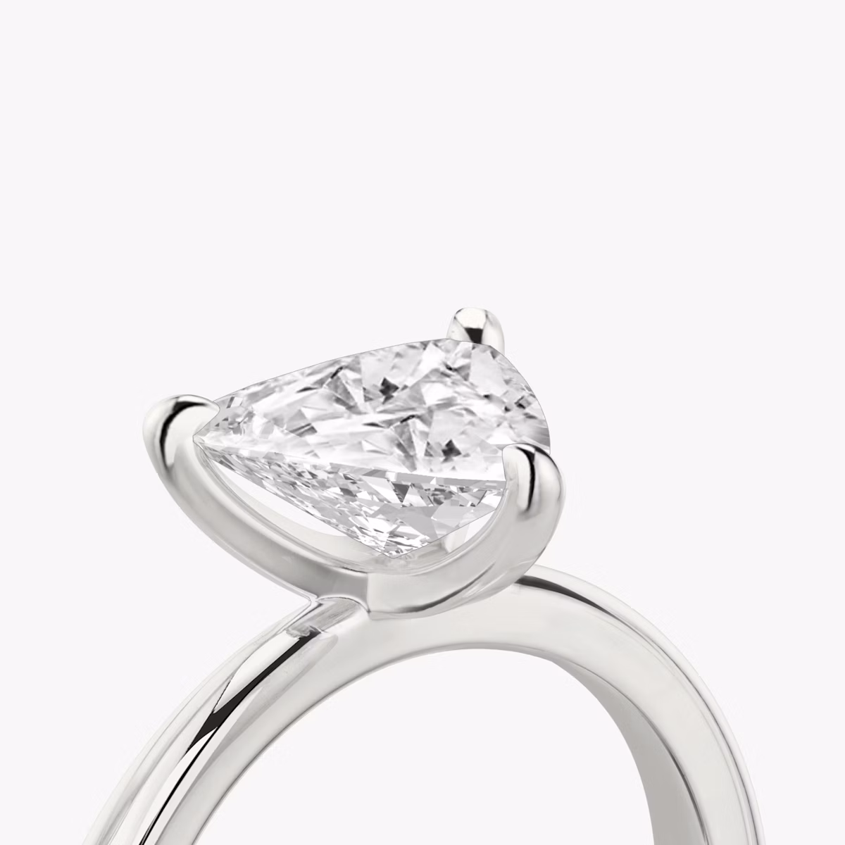 The Tapered Classic | Trillion | Platinum | bandAccent: Plain | diamondOrientation: vertical | caratWeight: other