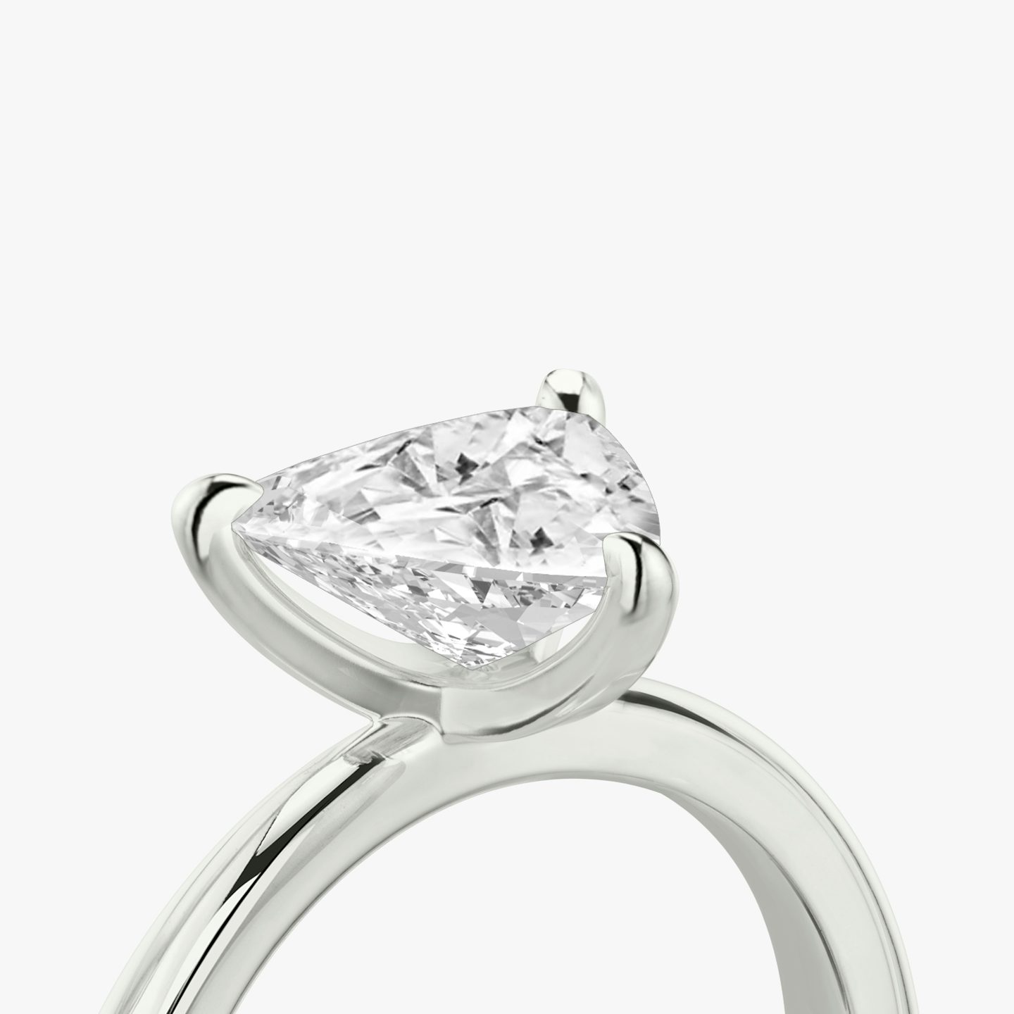 The Tapered Classic | Trillion | Platinum | bandAccent: Plain | diamondOrientation: vertical | caratWeight: other