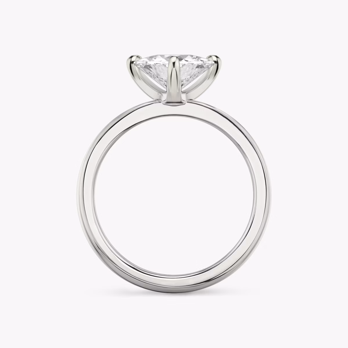The Tapered Classic | Trillion | Platinum | bandAccent: Plain | diamondOrientation: vertical | caratWeight: other