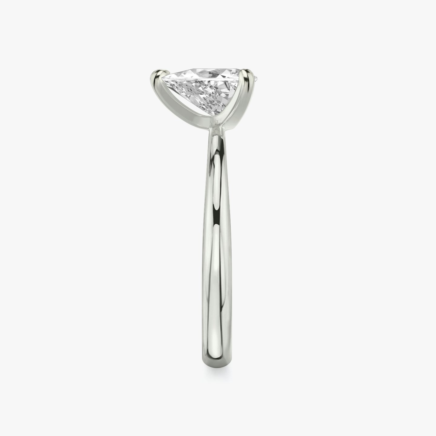 The Tapered Classic | Trillion | Platinum | bandAccent: Plain | diamondOrientation: vertical | caratWeight: other