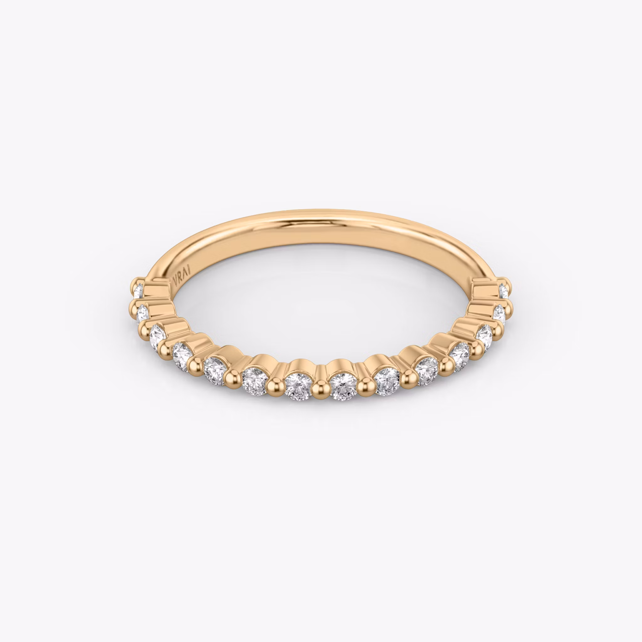 Alianza Single Shared Prong | Rose Gold