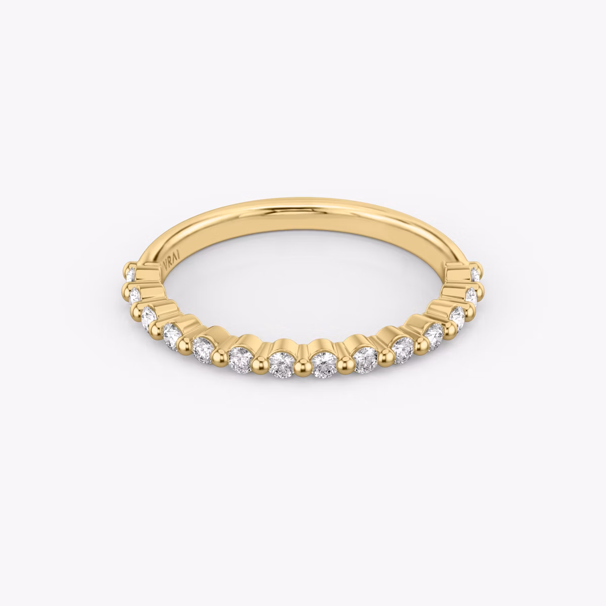 Single Shared Prong Ehering | 18k | Gelbgold | bandVersion: original