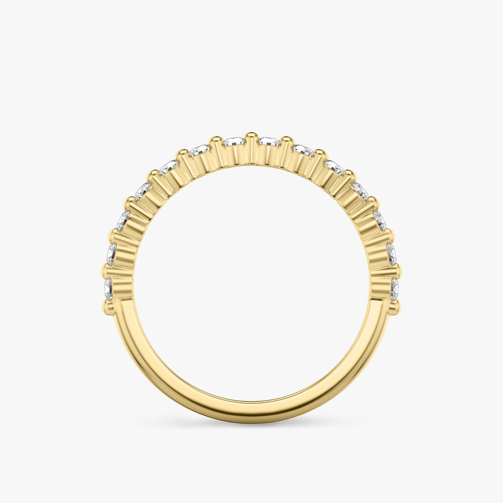 The Single Shared Prong Band | 18k | Yellow Gold | bandVersion: original