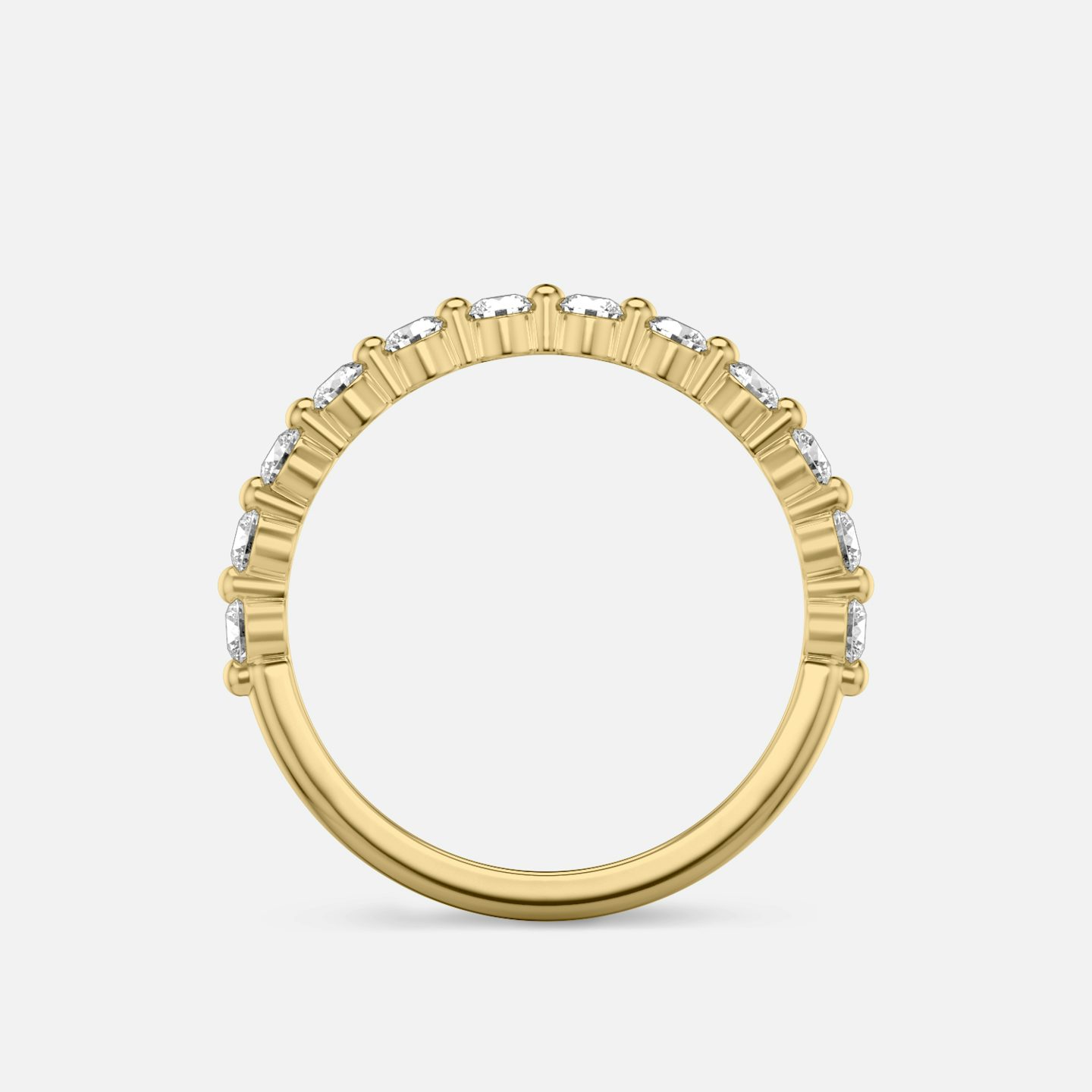 Alianza Single Shared Prong | 18k | Oro amarillo | bandVersion: large